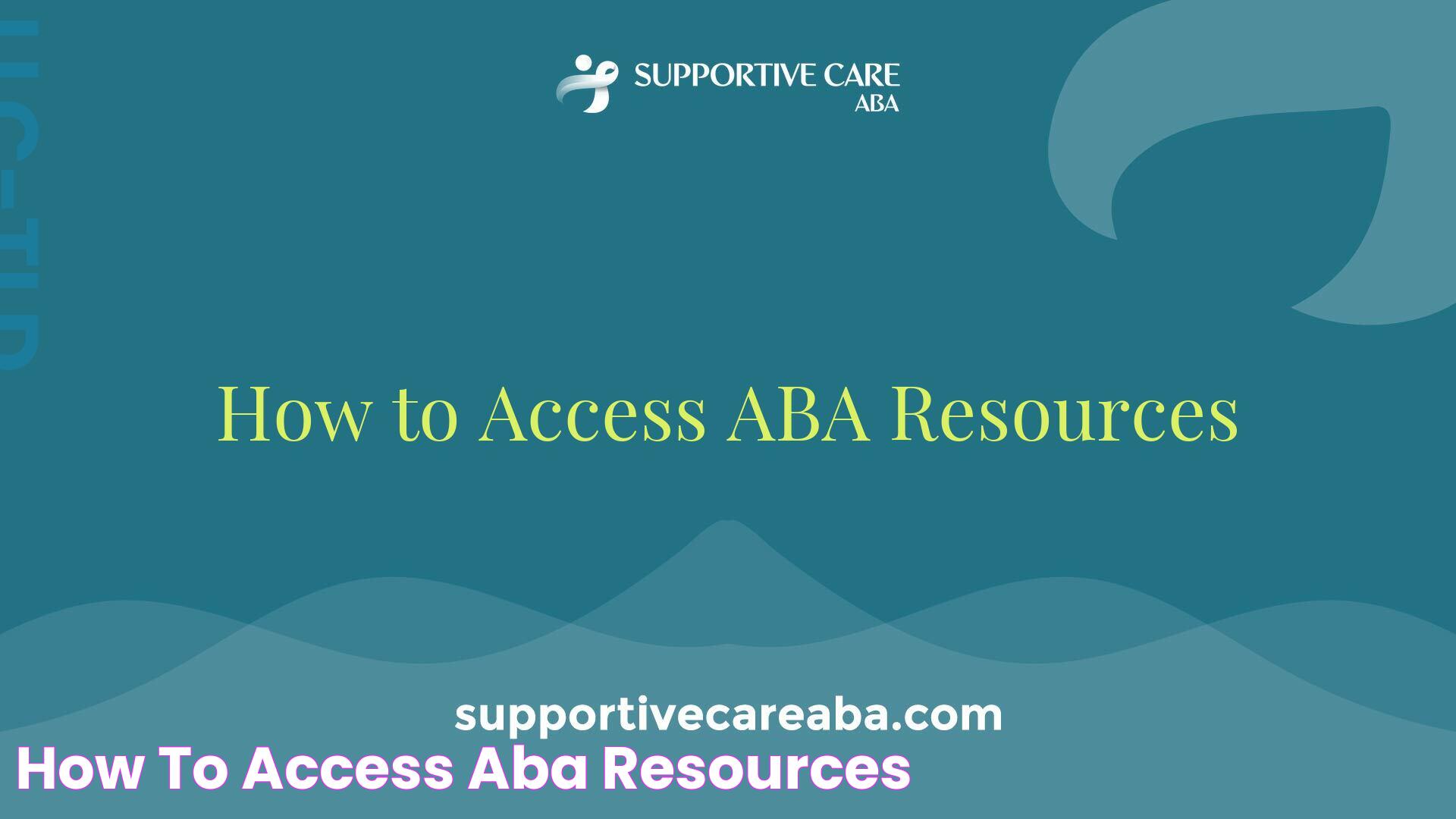 How to Access ABA Resources