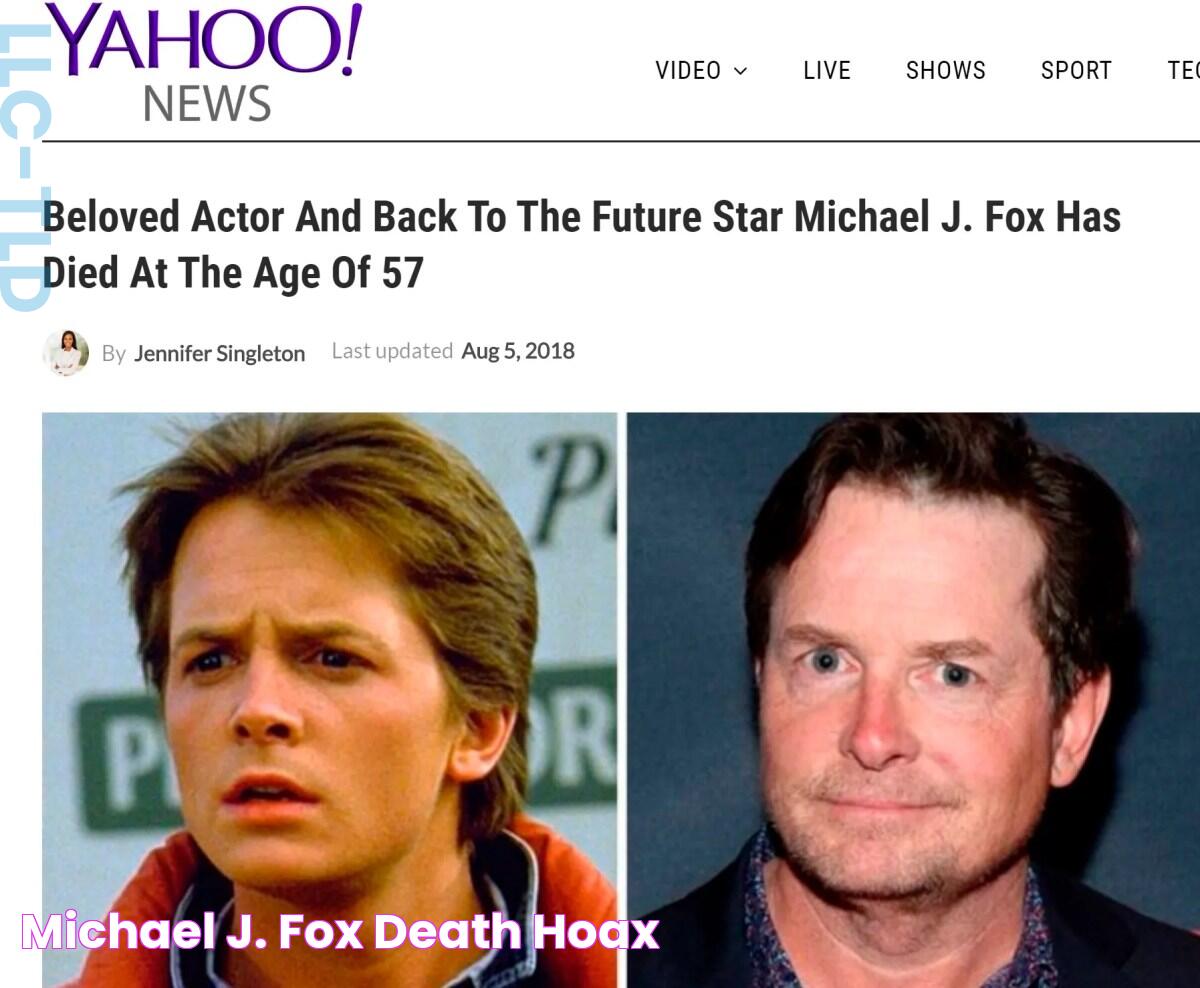 Michael J. Fox Death Hoax