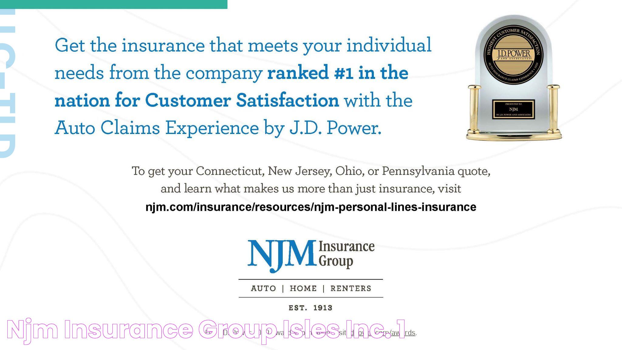 NJM Insurance Group Isles, Inc.