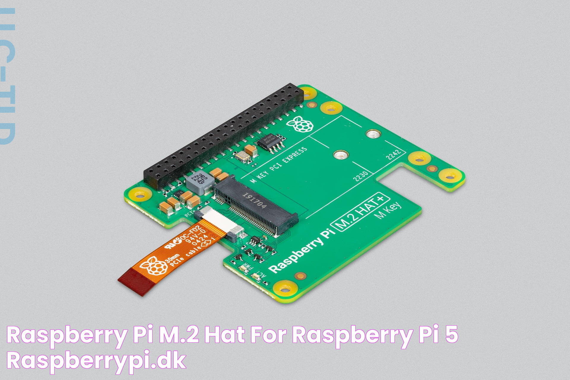 Raspberry Pi M.2 HAT+ for Raspberry Pi 5 • RaspberryPi.dk