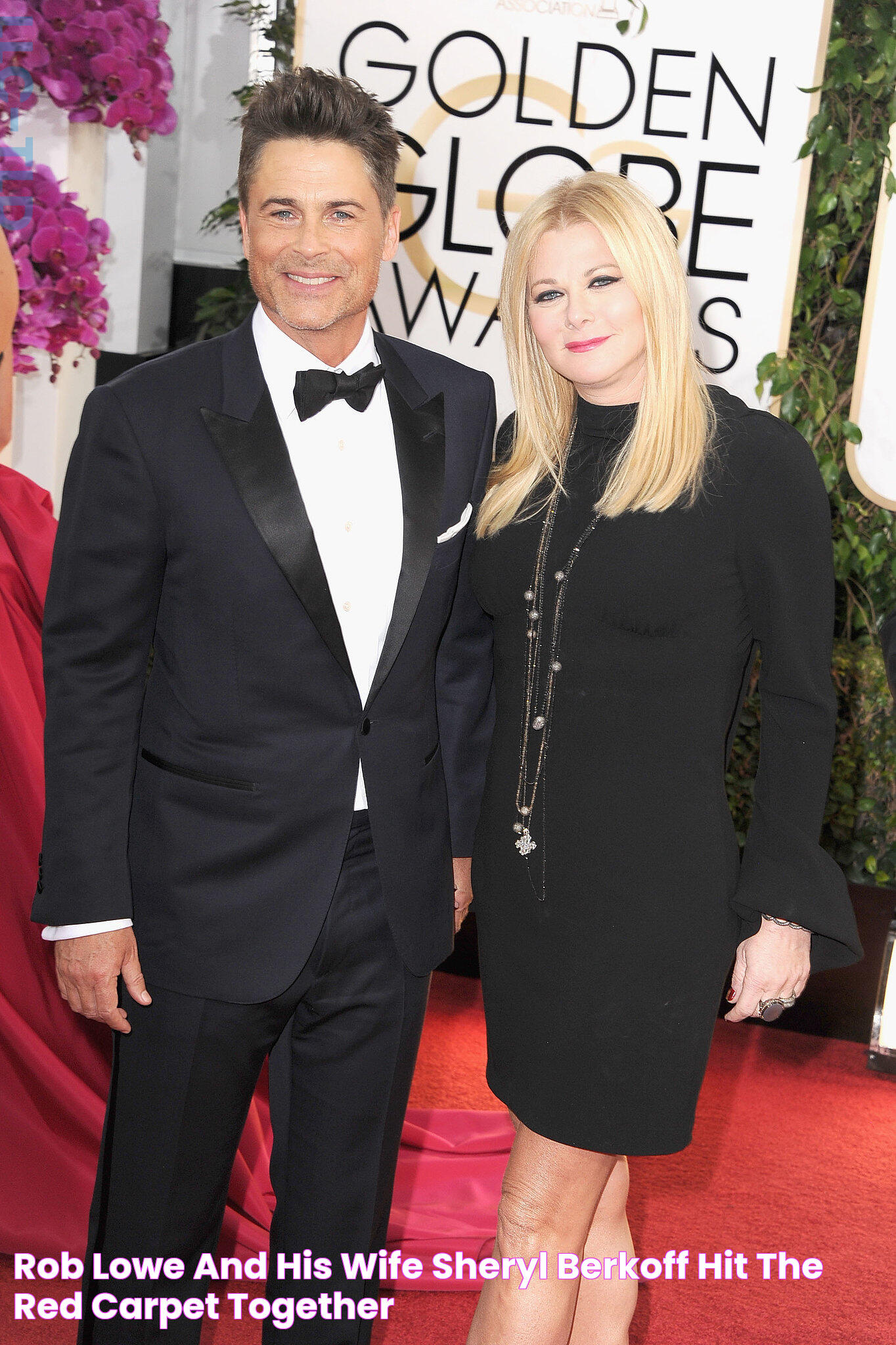 Rob Lowe and his wife, Sheryl Berkoff, hit the red carpet together