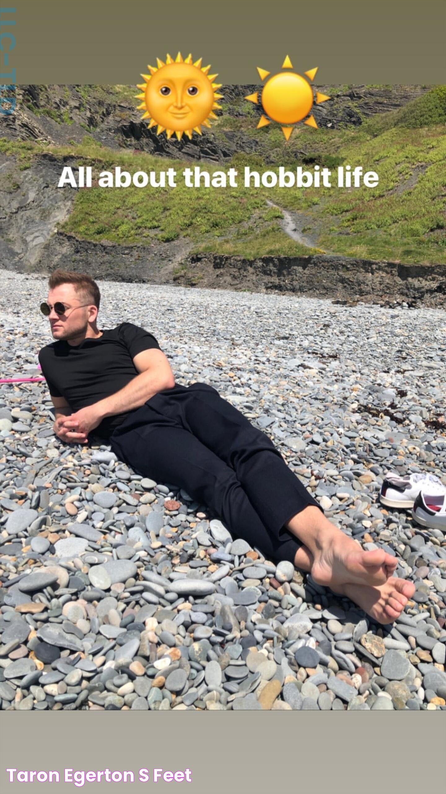 Taron Egerton's Feet