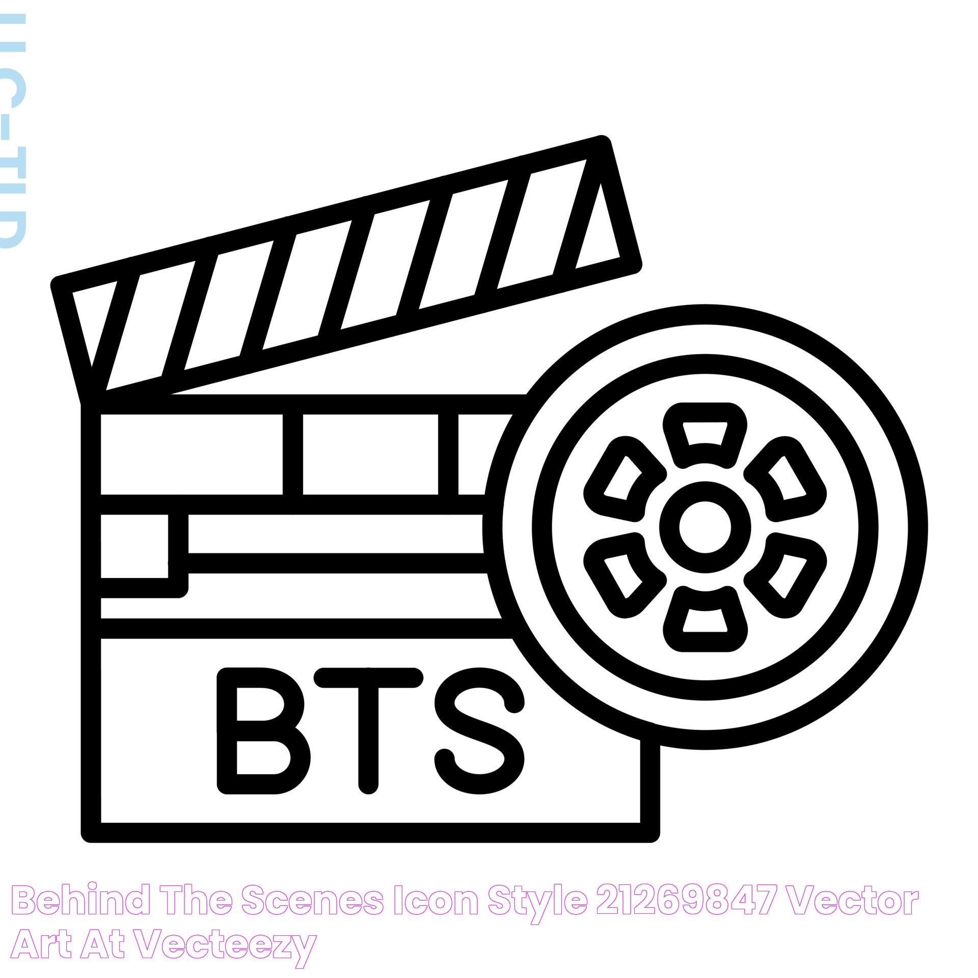 Behind The Scenes Icon Style 21269847 Vector Art at Vecteezy