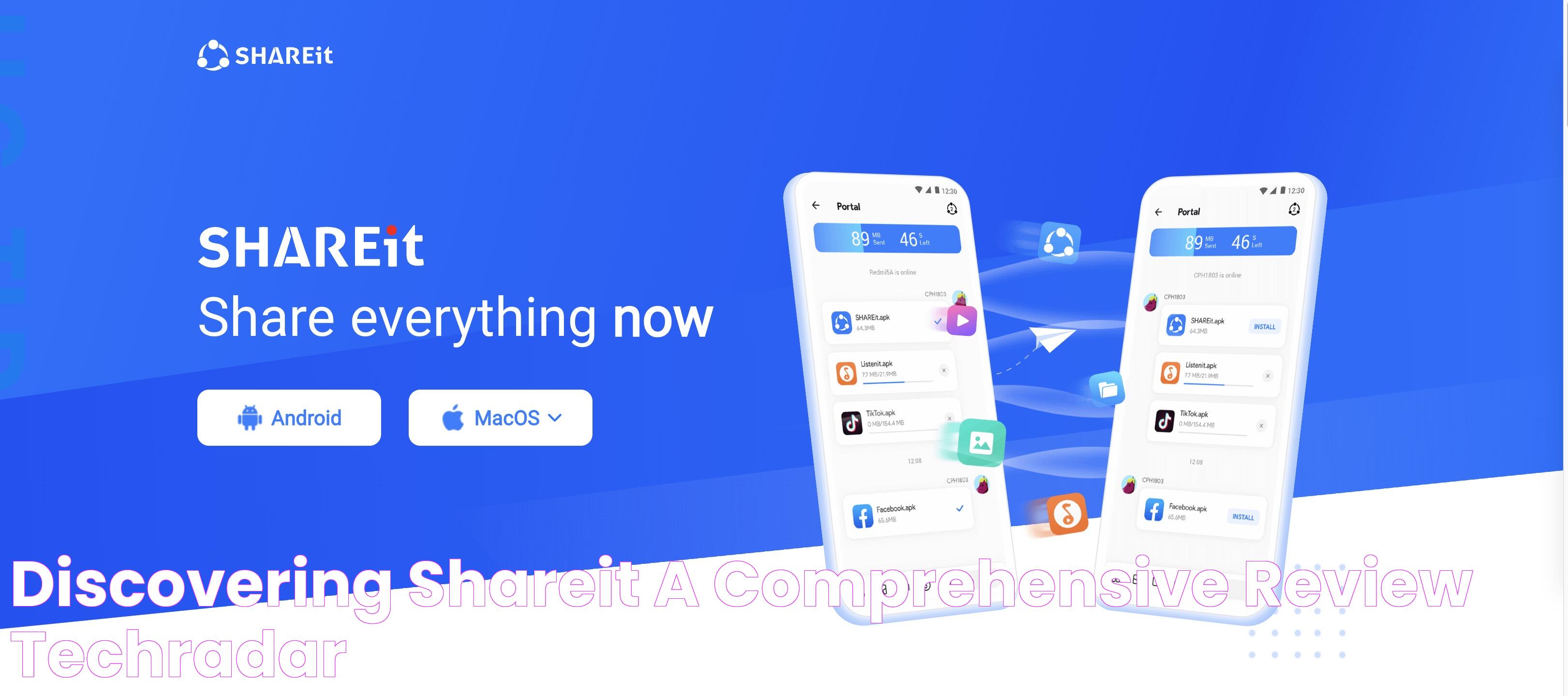 Discovering SHAREit A comprehensive review TechRadar