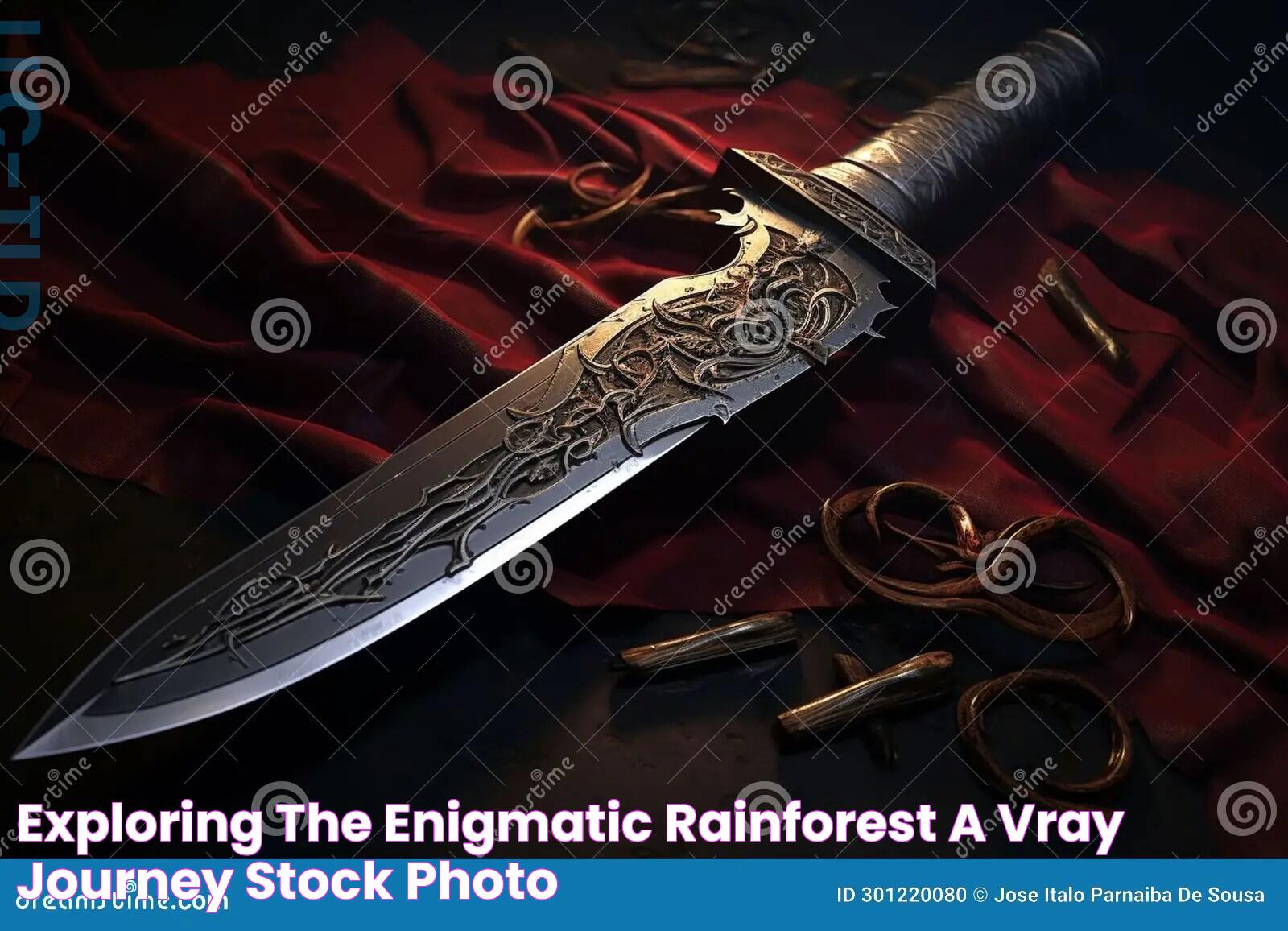 Exploring The Enigmatic Rainforest A Vray Journey Stock Photo