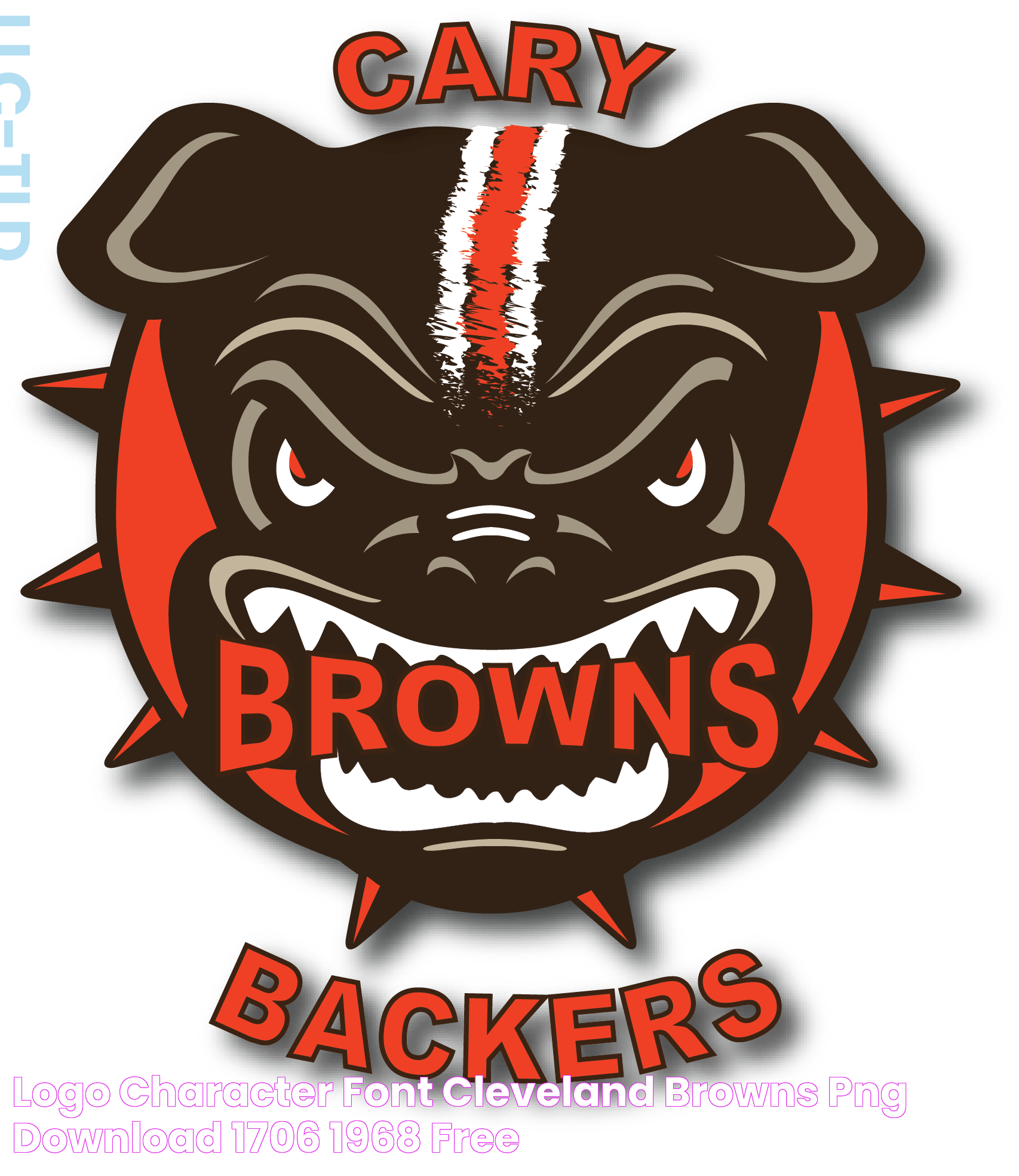 Logo Character Font Cleveland Browns png download 1706*1968 Free