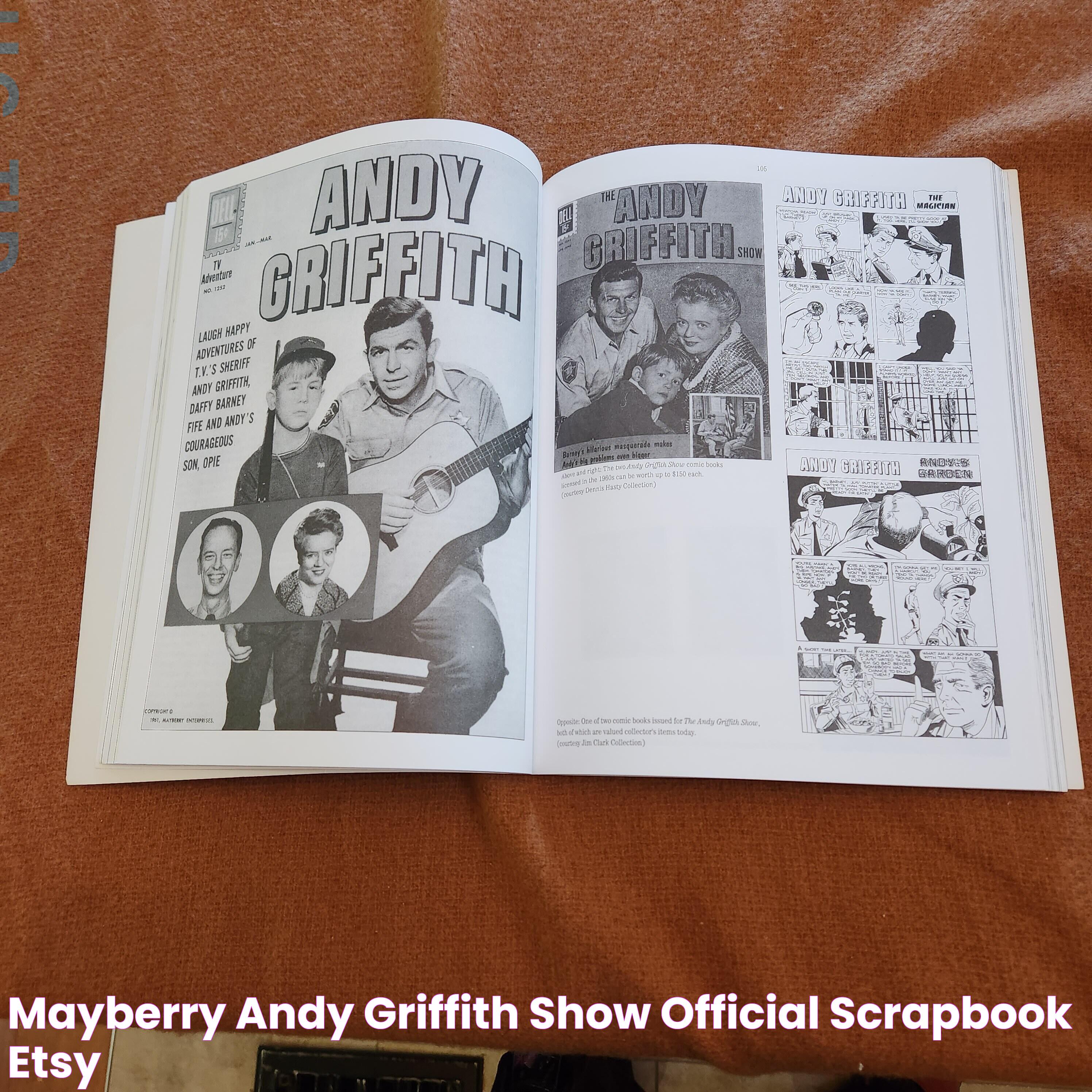 Mayberry Andy Griffith Show Official Scrapbook Etsy