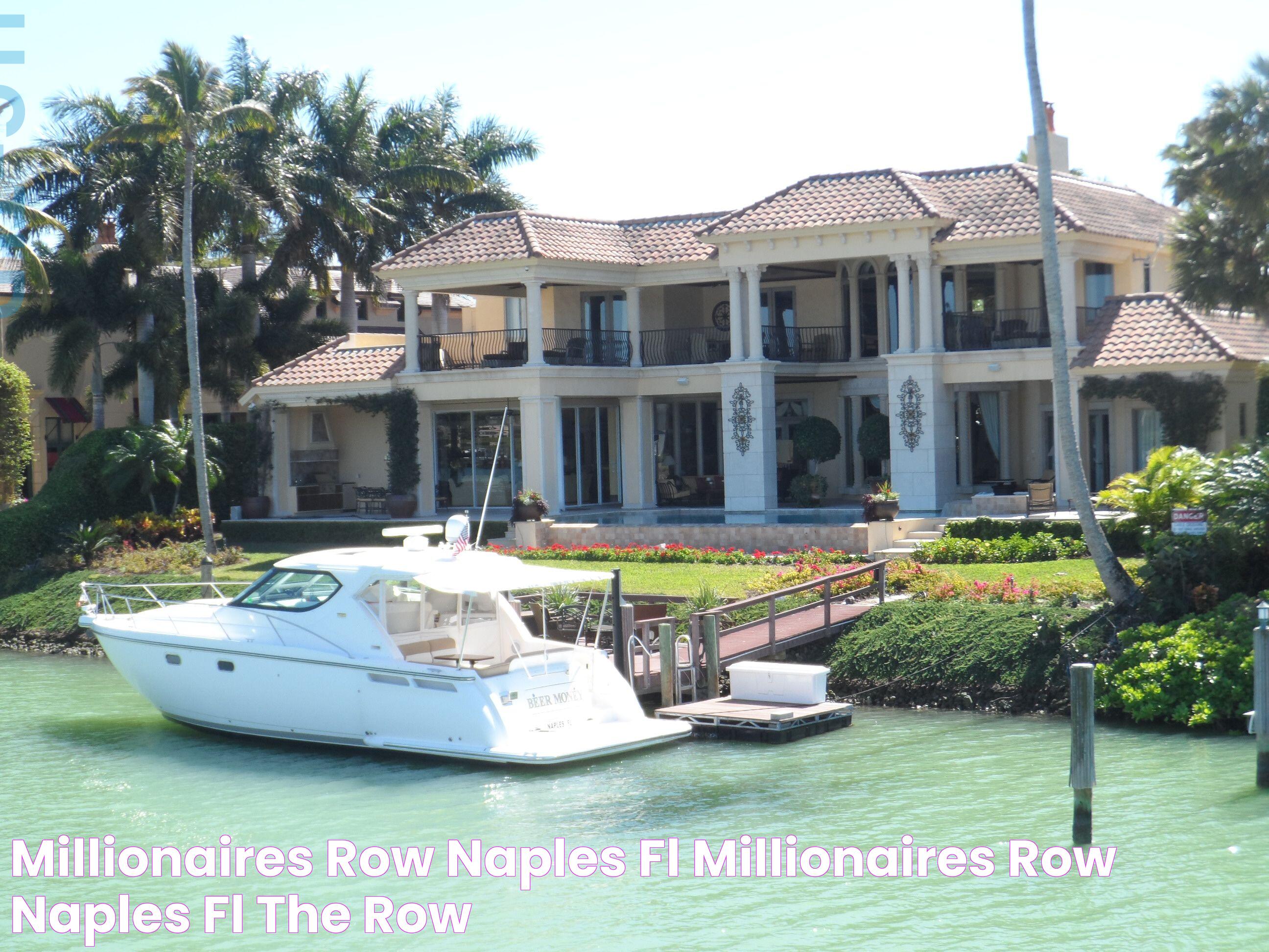 Millionaires Row Naples FL Millionaires row, Naples fl, The row