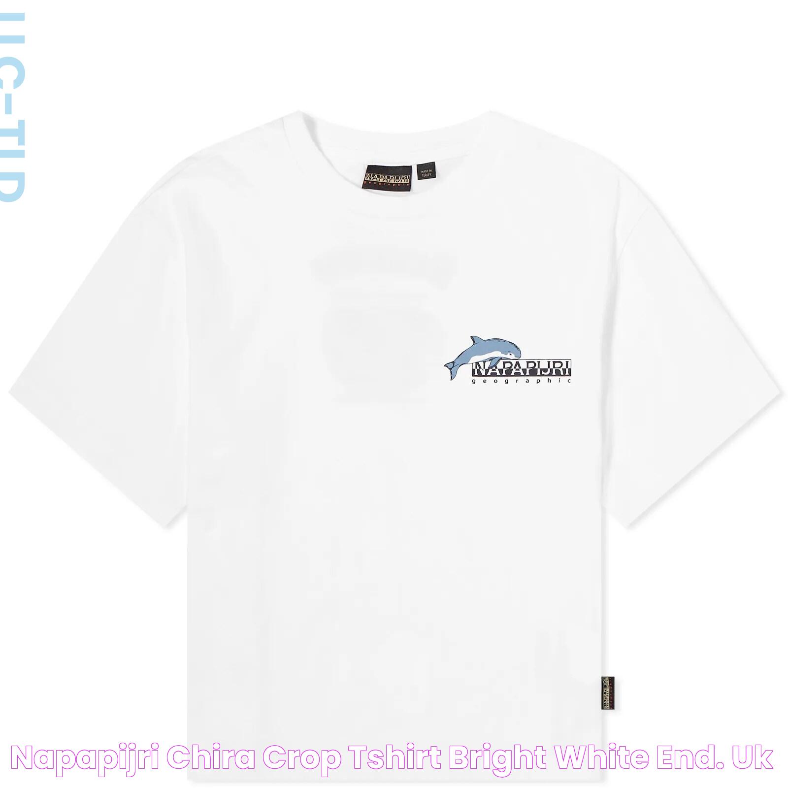 Napapijri Chira Crop TShirt Bright White END. (UK)