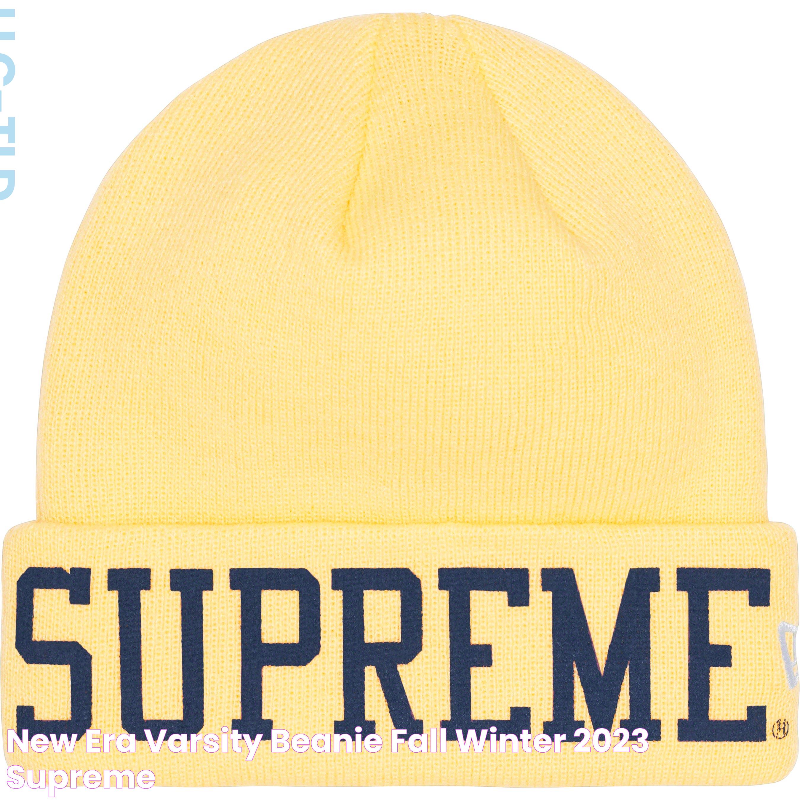 New Era Varsity Beanie fall winter 2023 Supreme