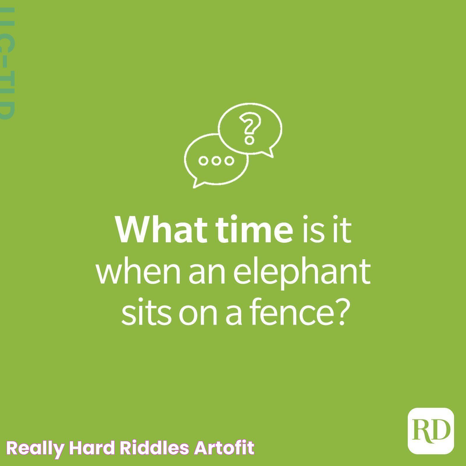 Really hard riddles Artofit