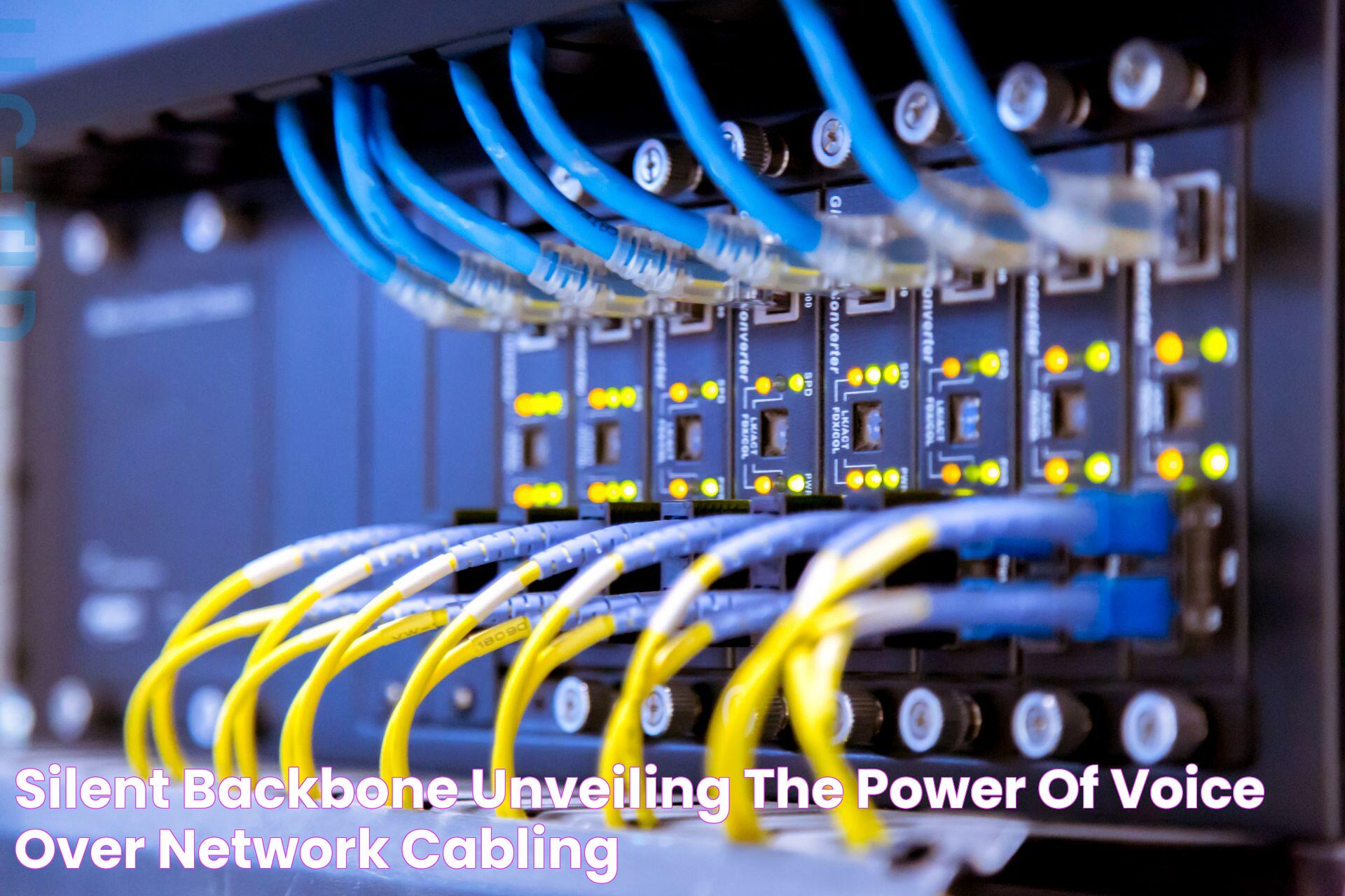 Silent Backbone Unveiling the Power of Voice over Network Cabling