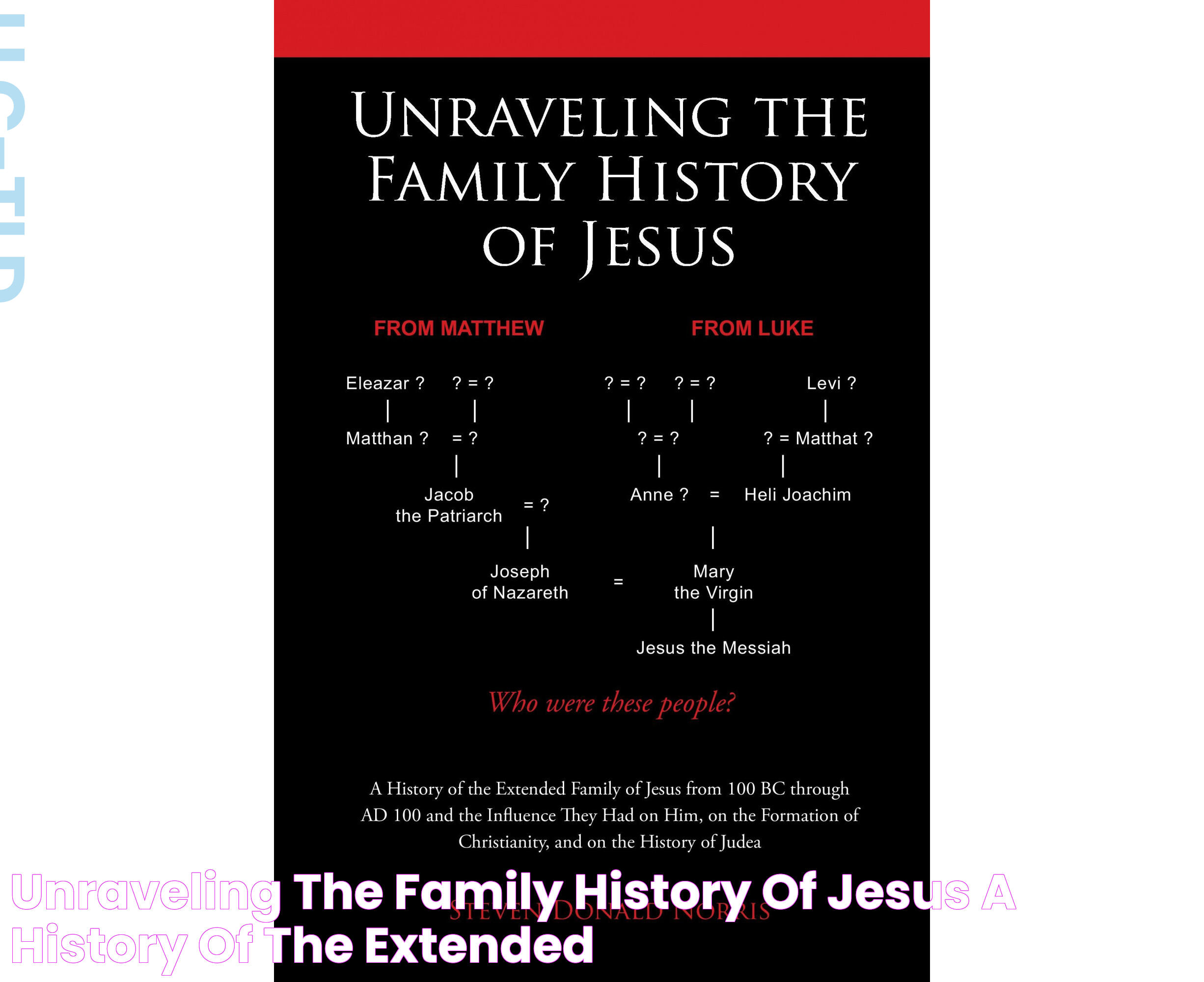 Unraveling the Family History of Jesus A History of the Extended