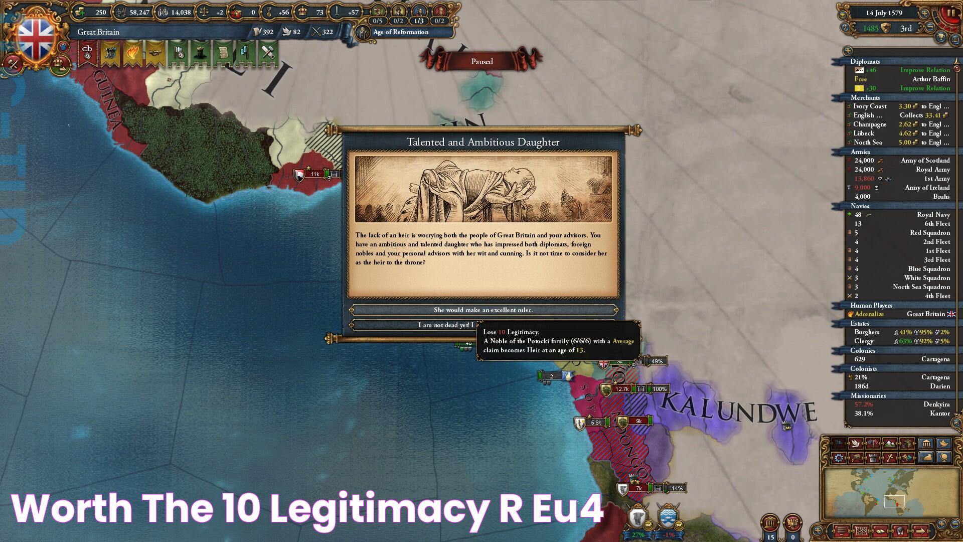 Worth the 10 Legitimacy? r/eu4