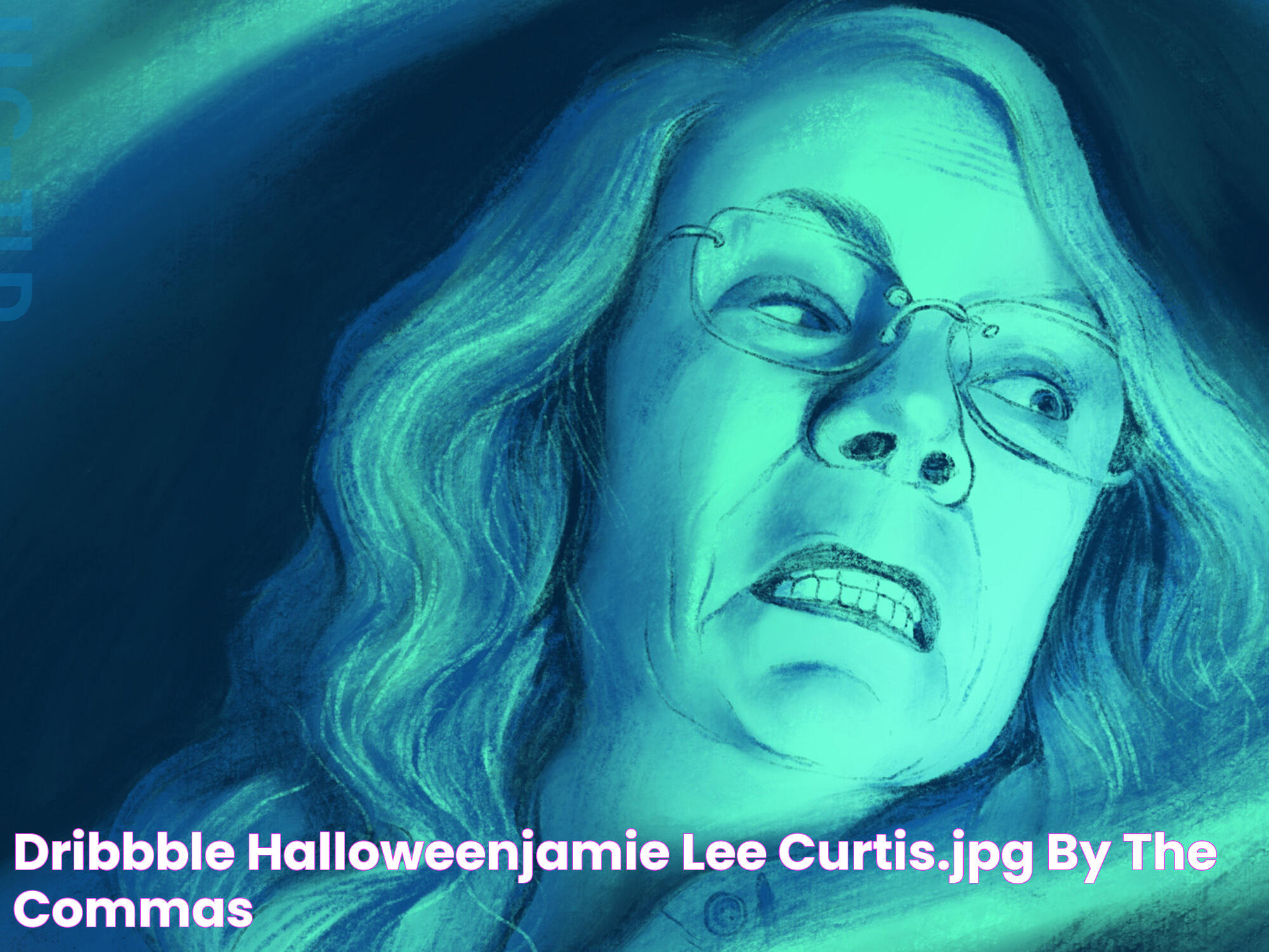 Dribbble halloweenjamie_lee_curtis.jpg by The Commas