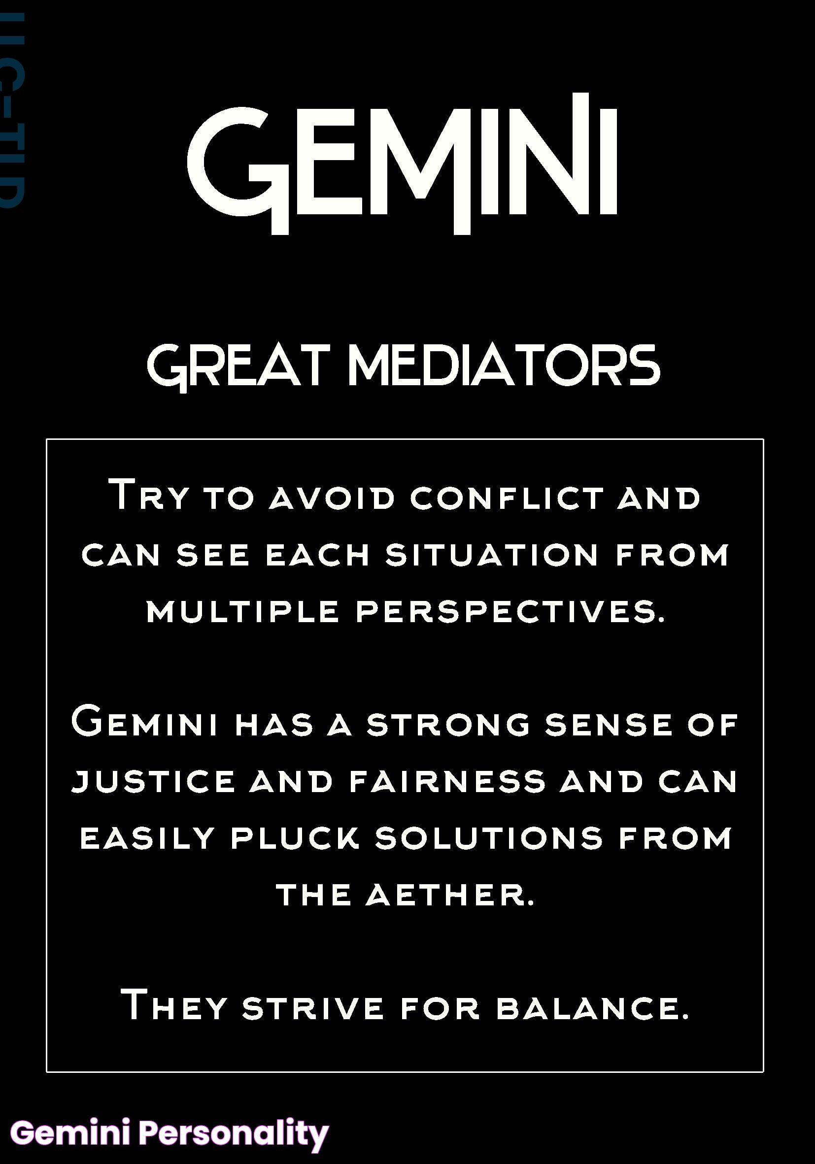 Gemini Personality