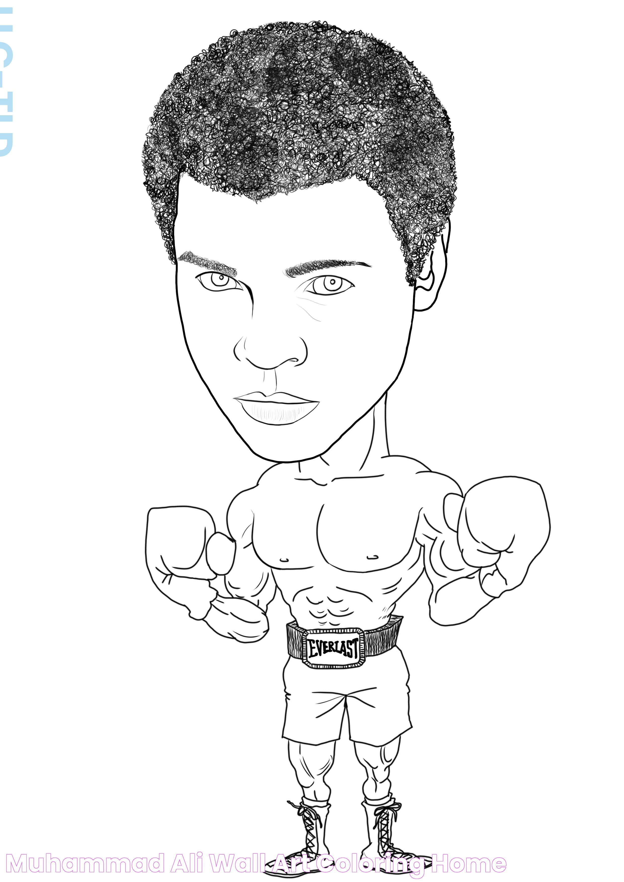 Muhammad Ali Wall Art Coloring Home