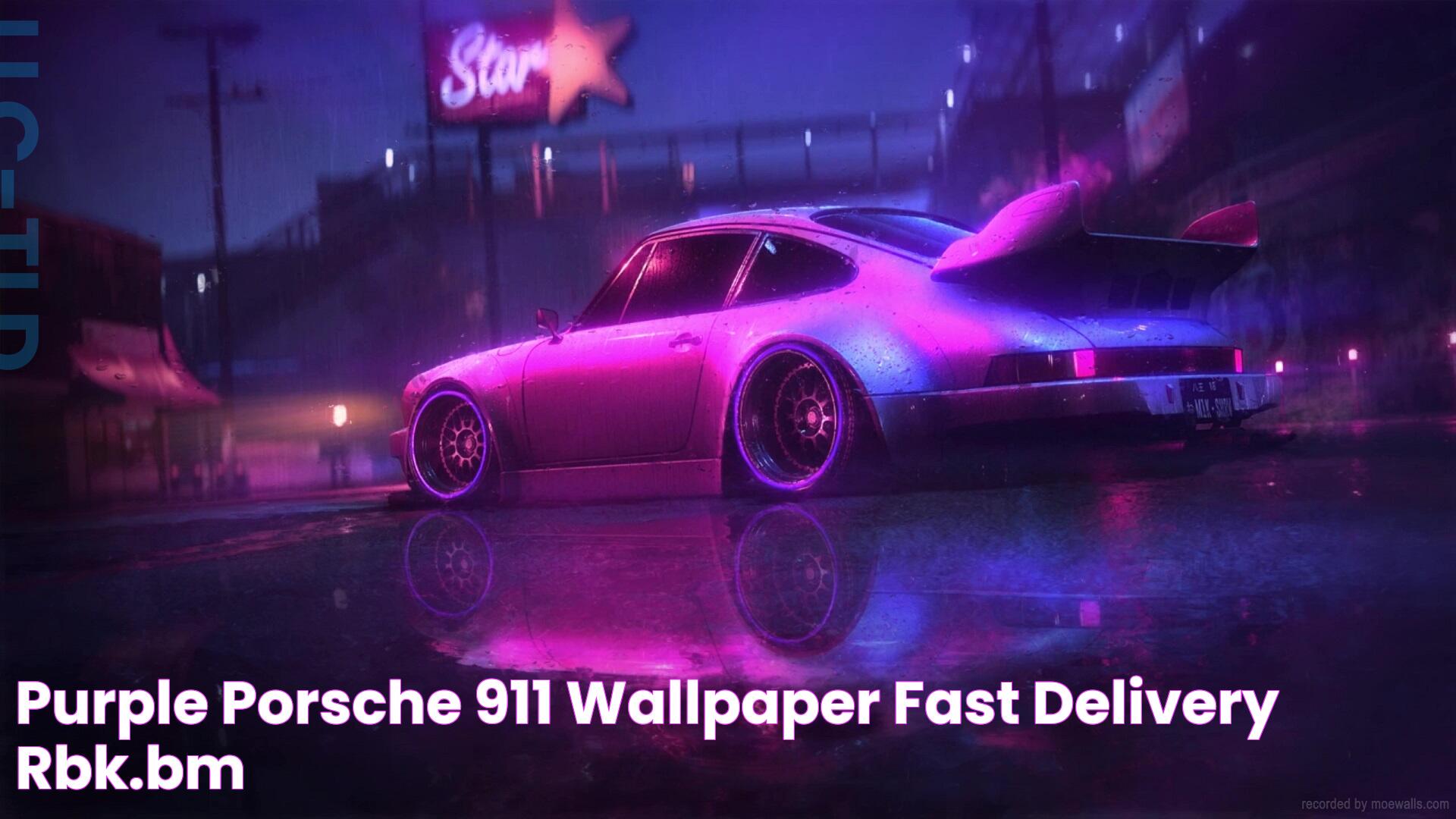 Purple Porsche 911 Wallpaper Fast Delivery rbk.bm