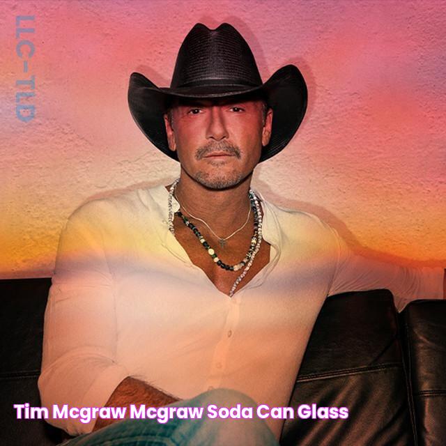 Tim McGraw McGraw Soda Can Glass