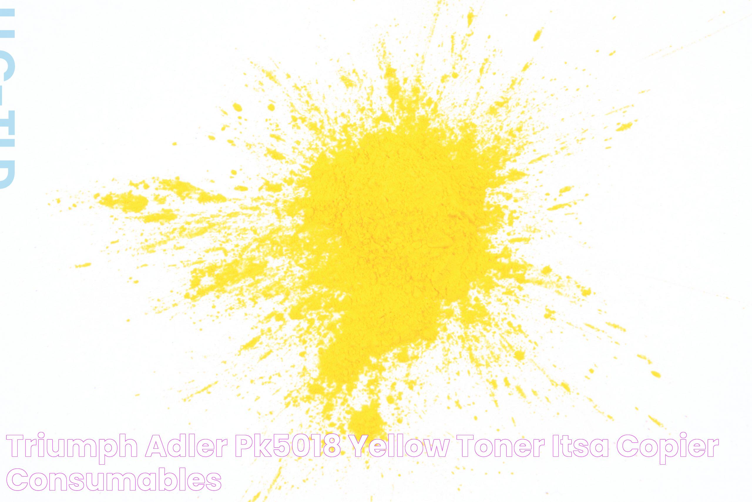 Triumph Adler PK5018 Yellow Toner ITSA Copier Consumables