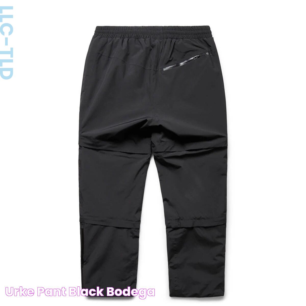 URKE PANT BLACK Bodega