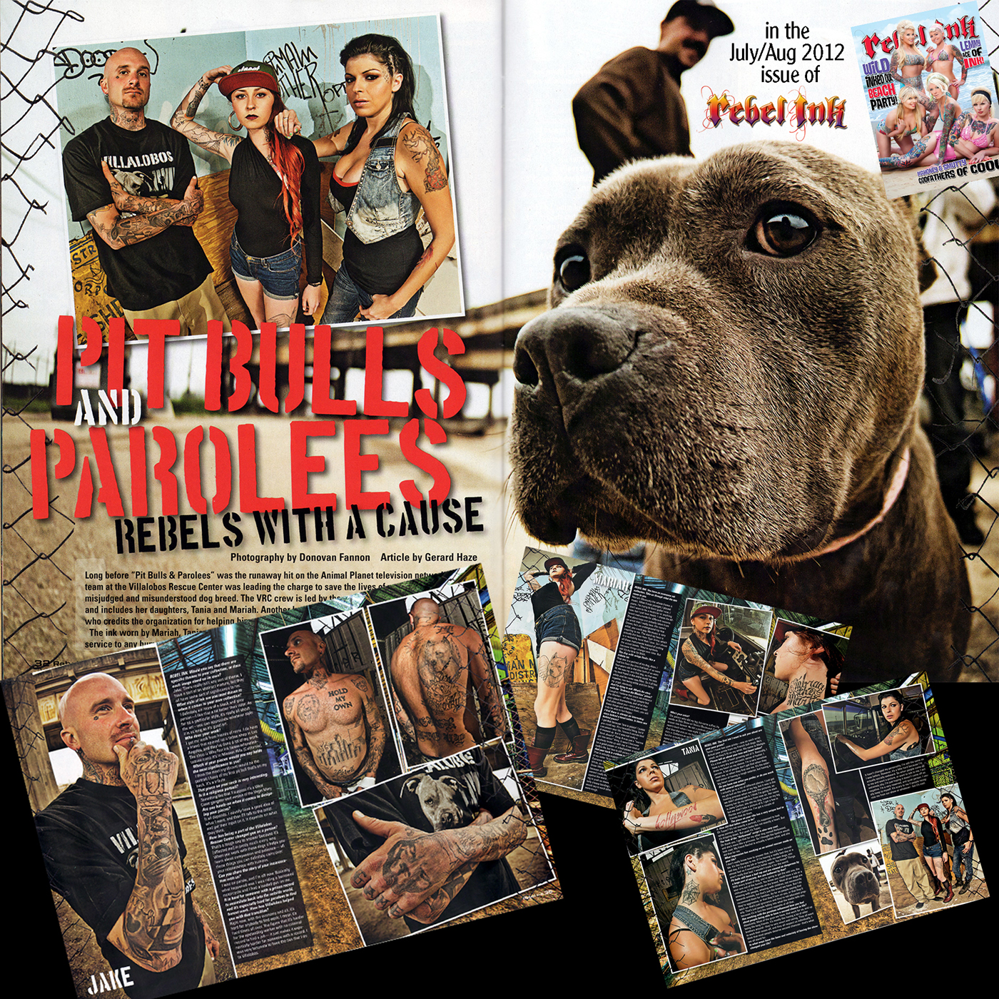 "Pitbulls & Parolees" (Rebel Ink Magazine shoot) on Behance