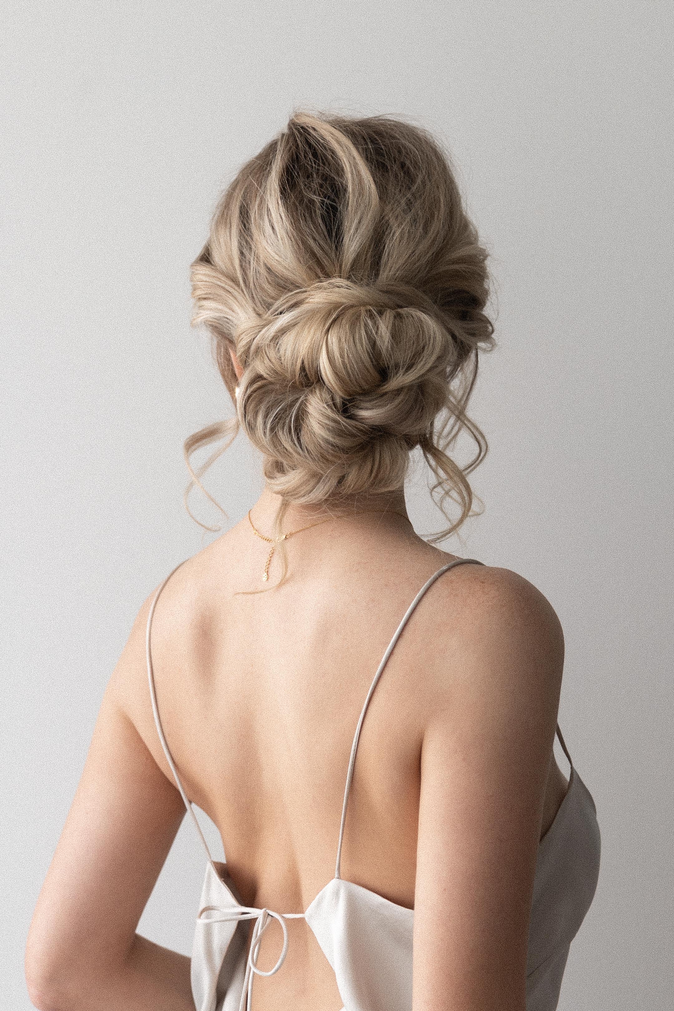 Easy Messy Updo Hairstyle Wedding, Bridesmaid Alex Gaboury