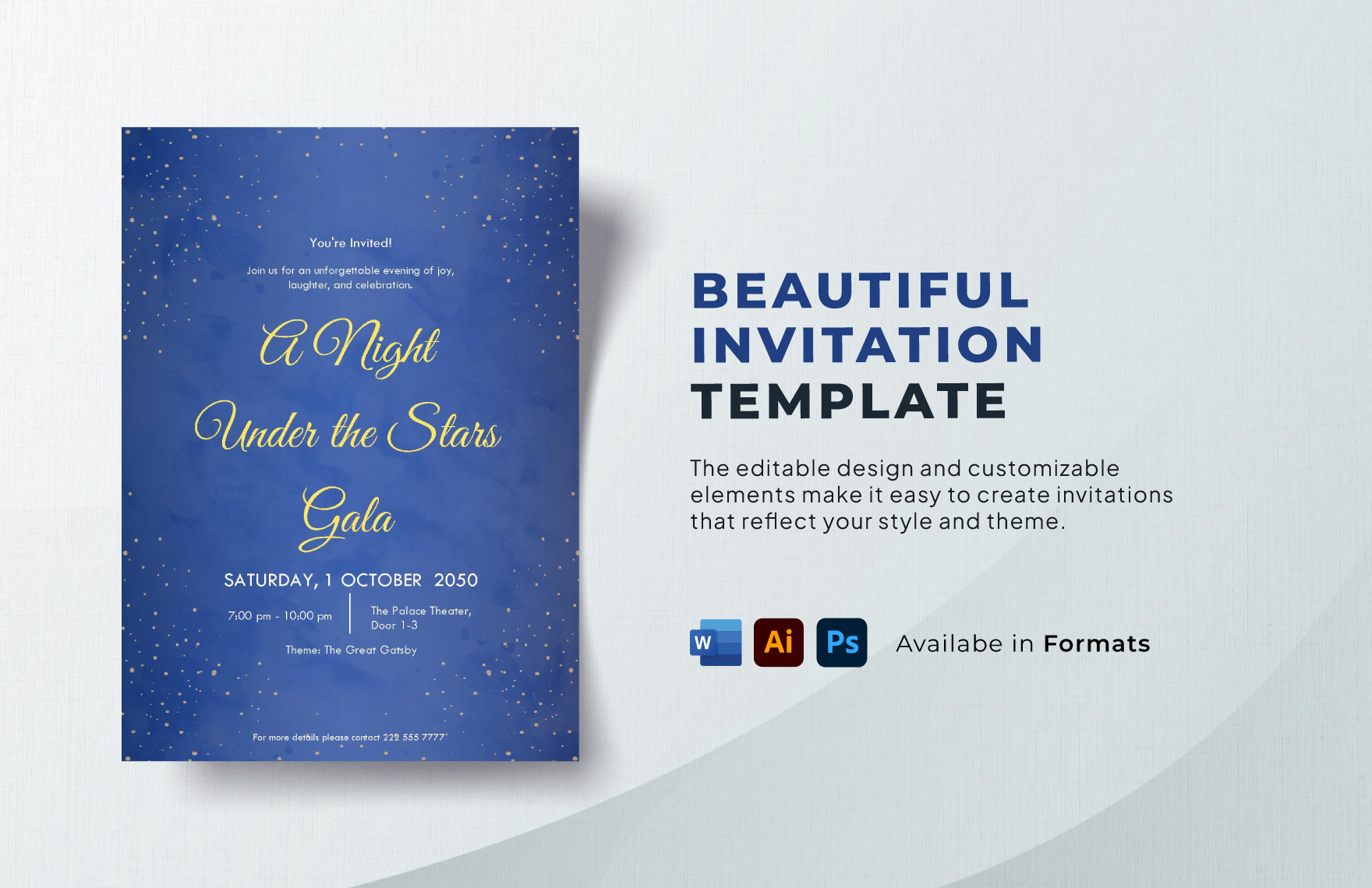 Editable Tombstone Unveiling Invitation Cards South Africa