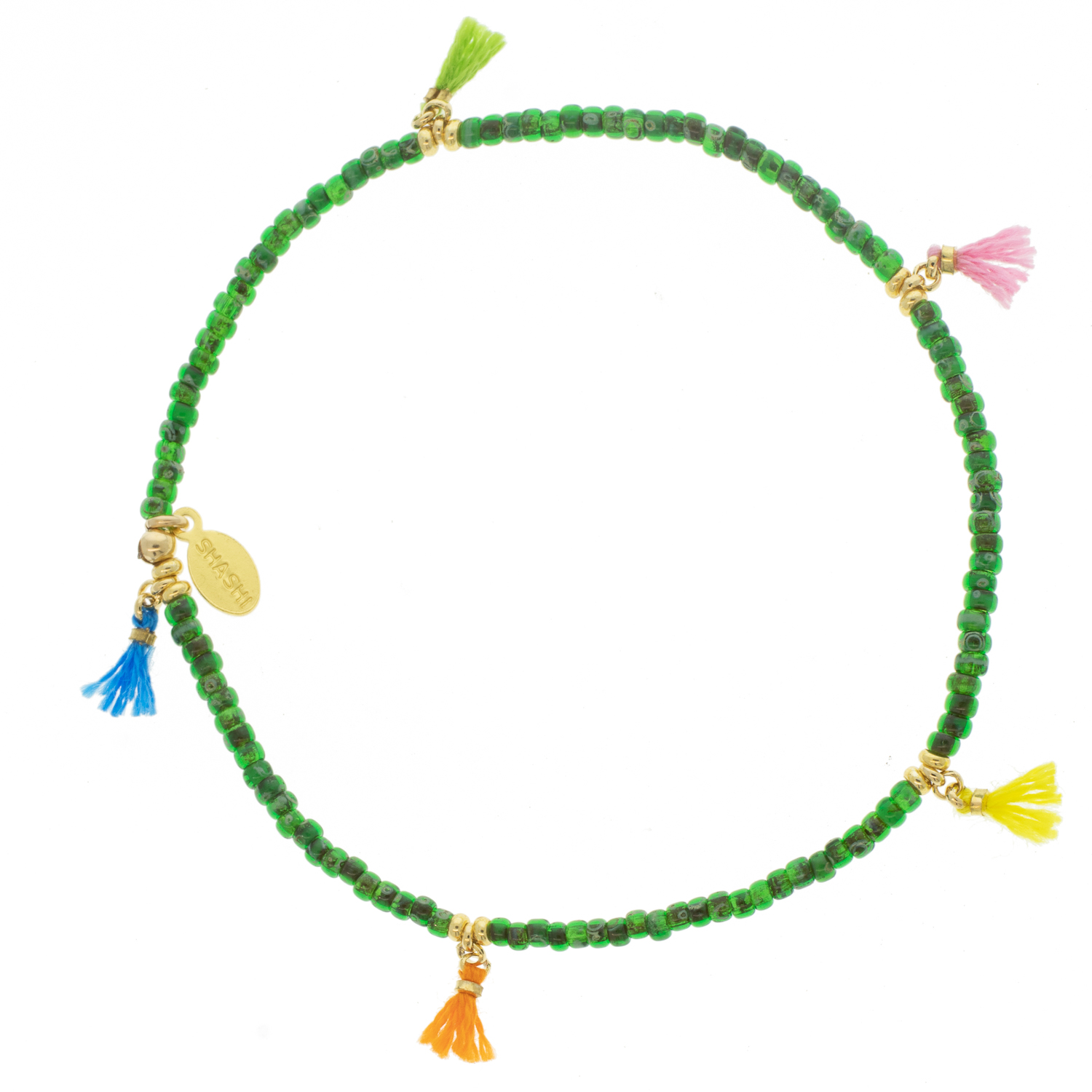 Green Lilu Bracelet by Shashi NEWTWIST