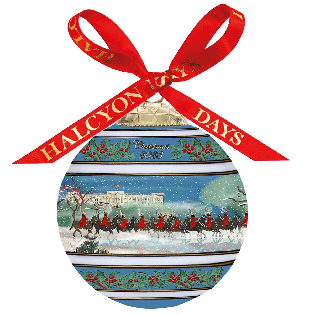 Halcyon Days 2023 Life Guards in the Snow Dated Bauble Ornament Cashs