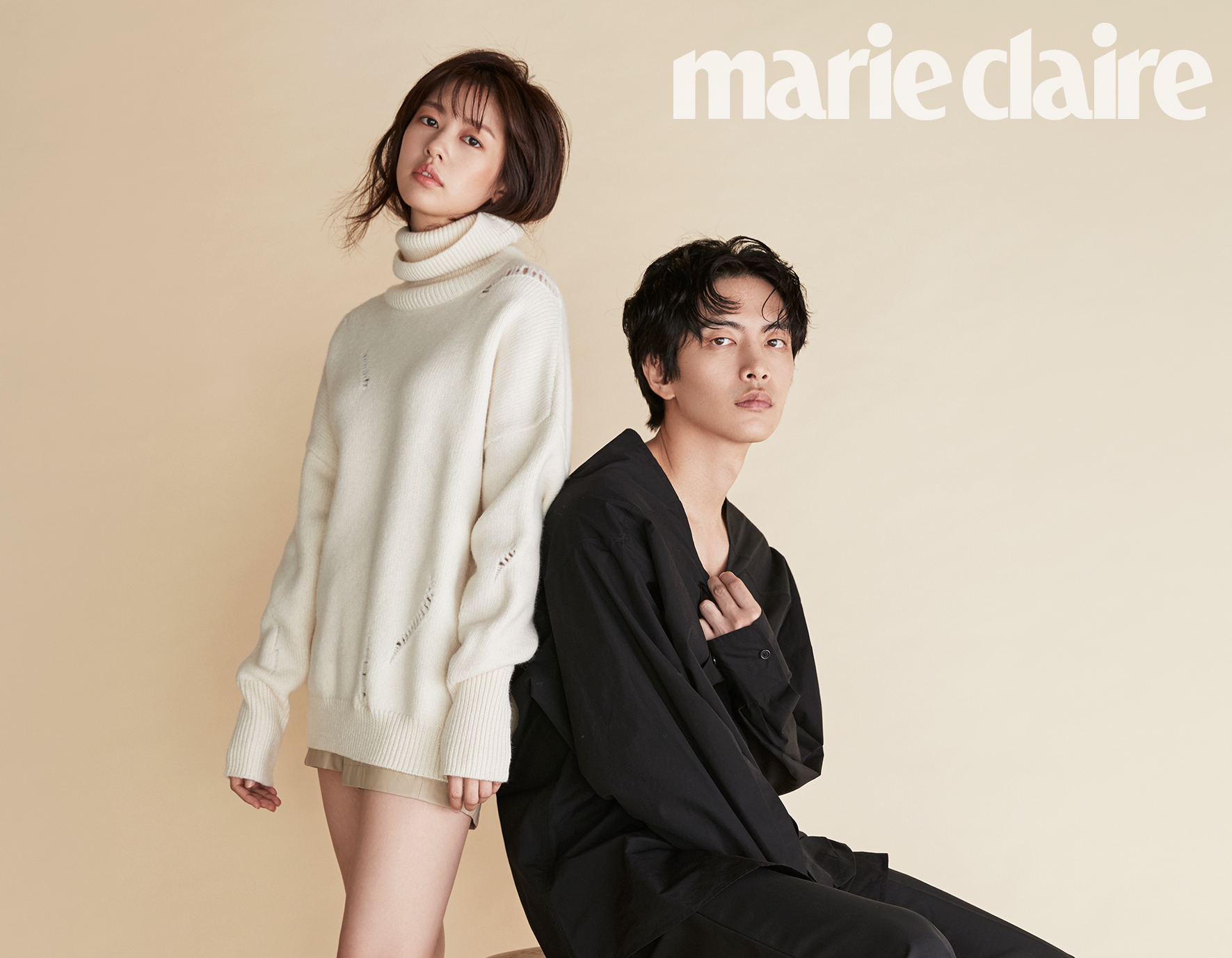 Marie Claire 2017/10 Lee Min Ki and Jung So Min "Because This Is My