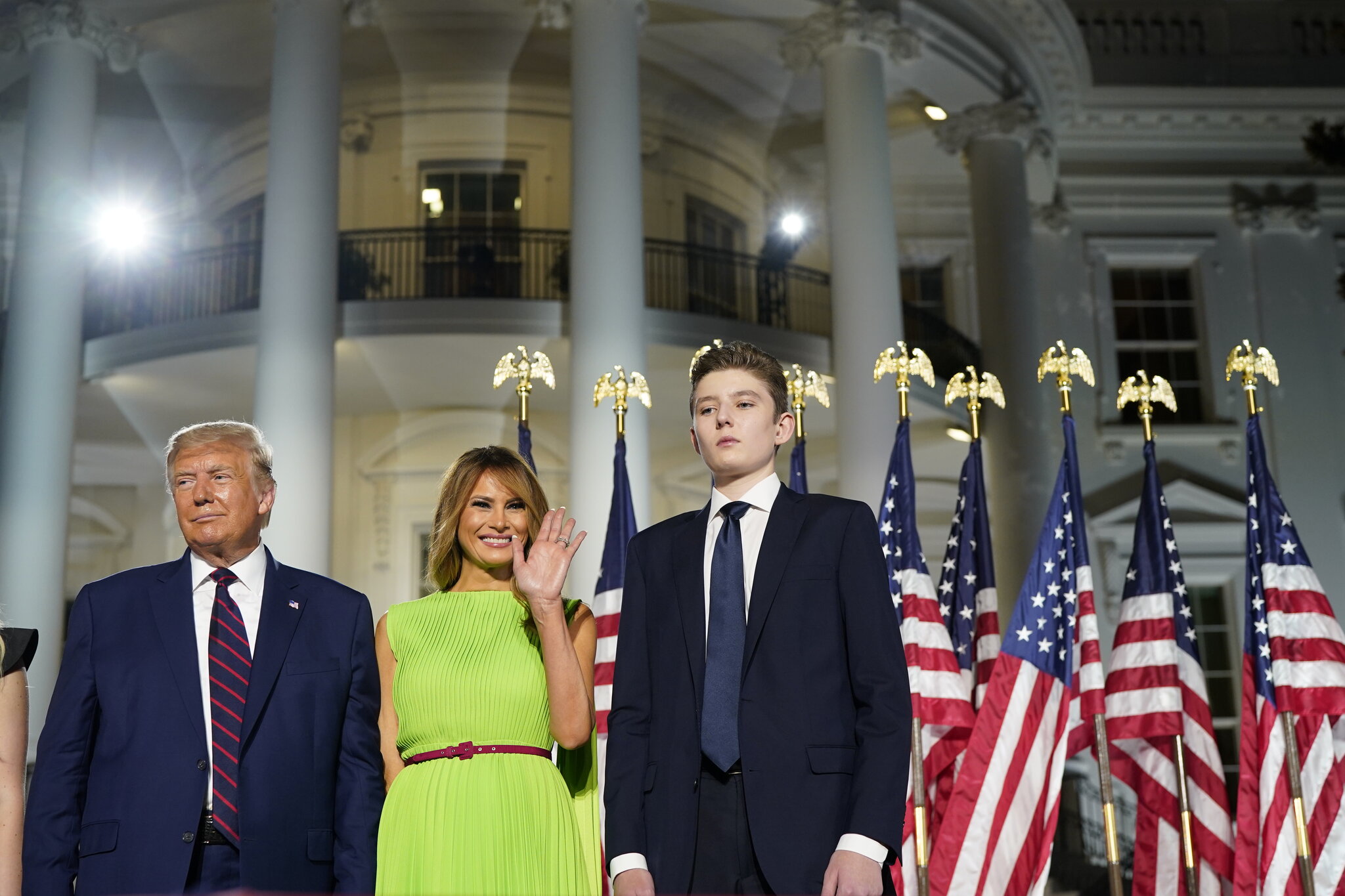 Barron Trump Tested Positive for Coronavirus, Melania Trump Says The