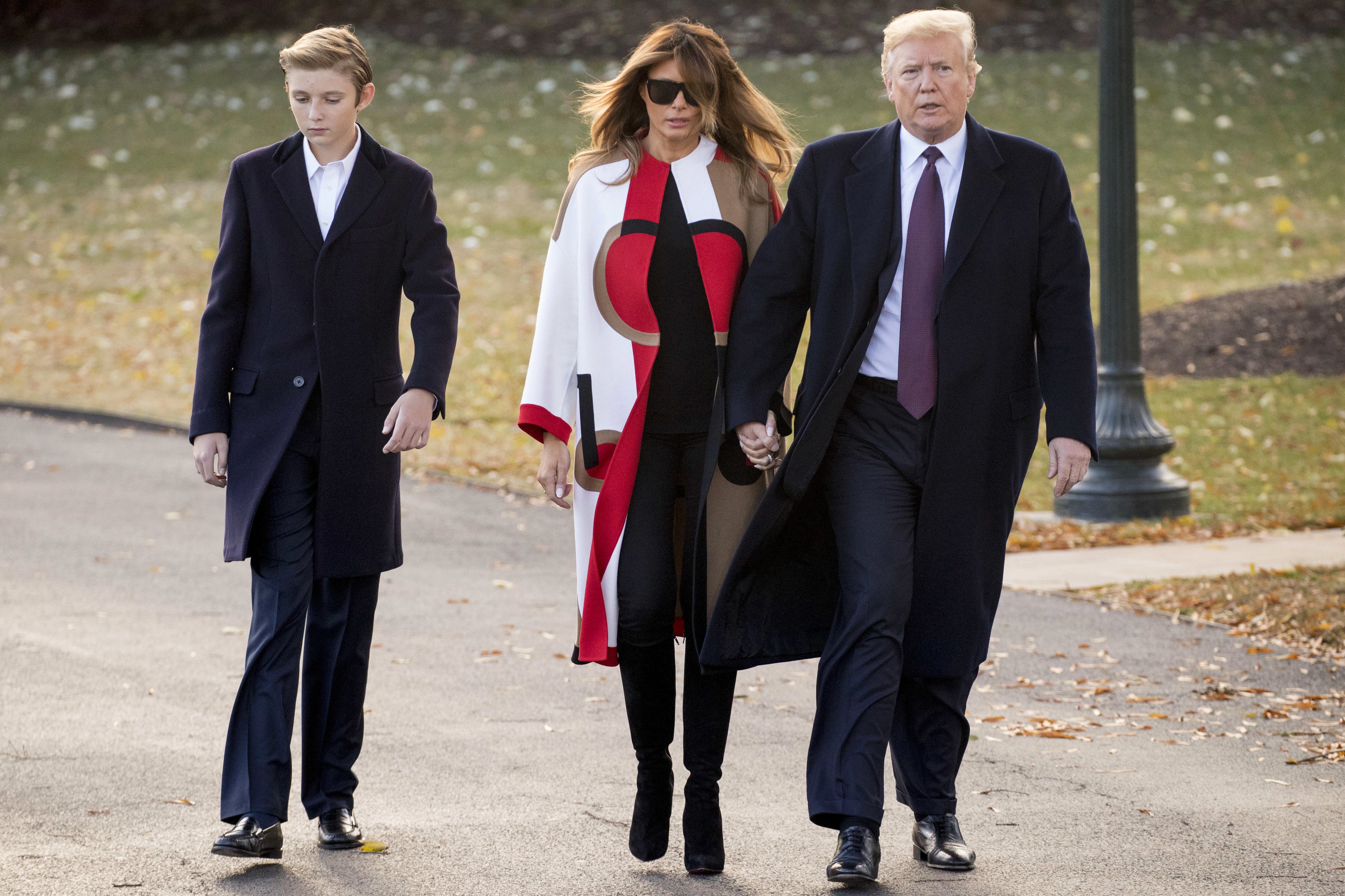 Donald Trump, Melania Trump, Barron Trump The North State Journal