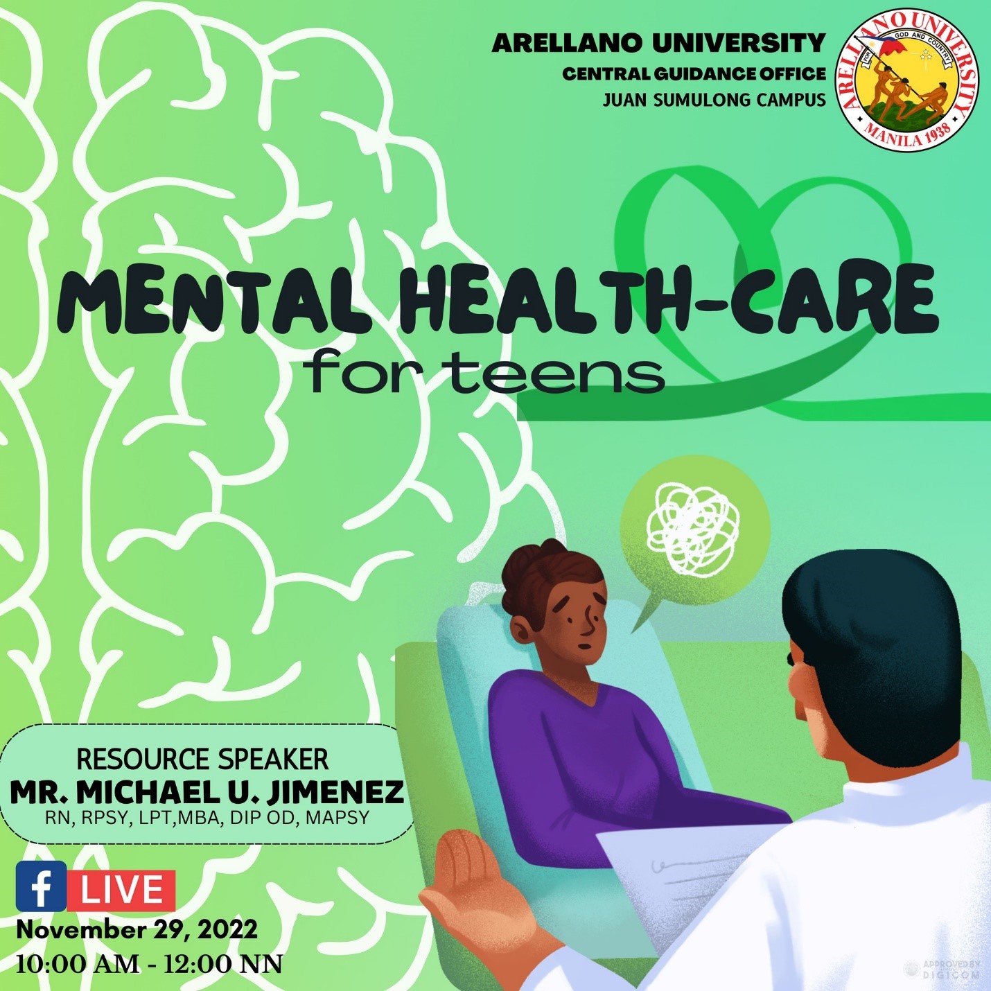 AU Arellano University News Webinars on Mental Health Held for