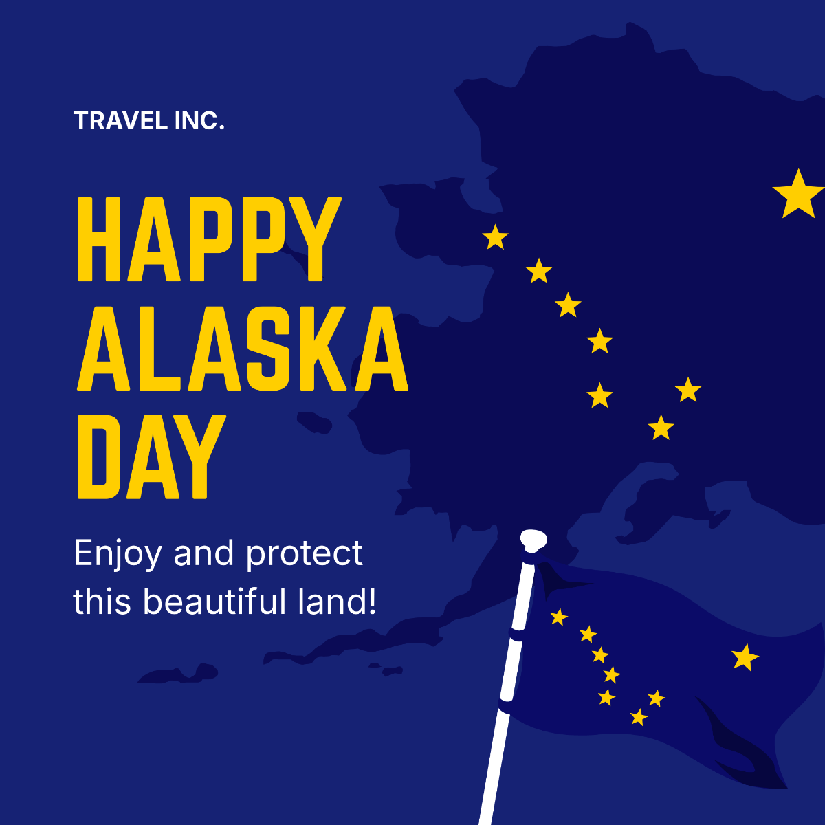 Free Alaska Day Instagram Post Template Edit Online & Download