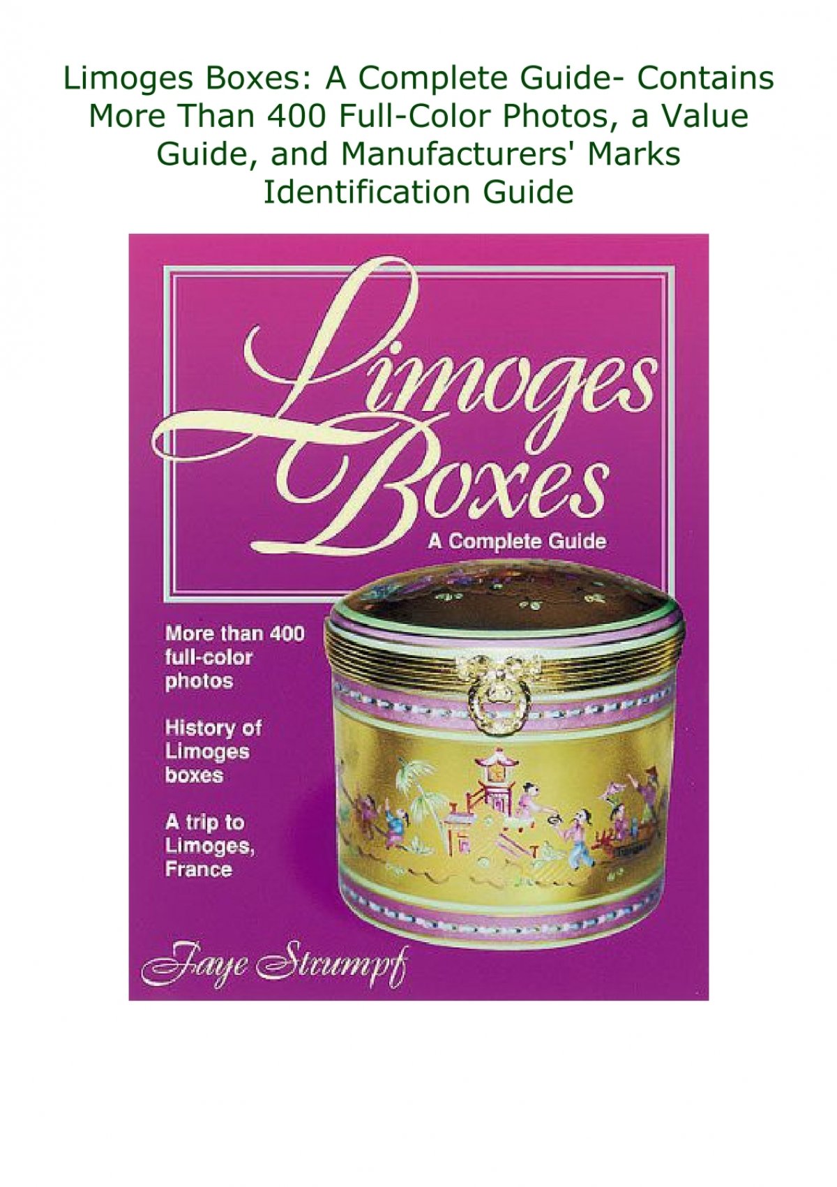 PDF Download Limoges Boxes A Complete Guide Contains More Than 400