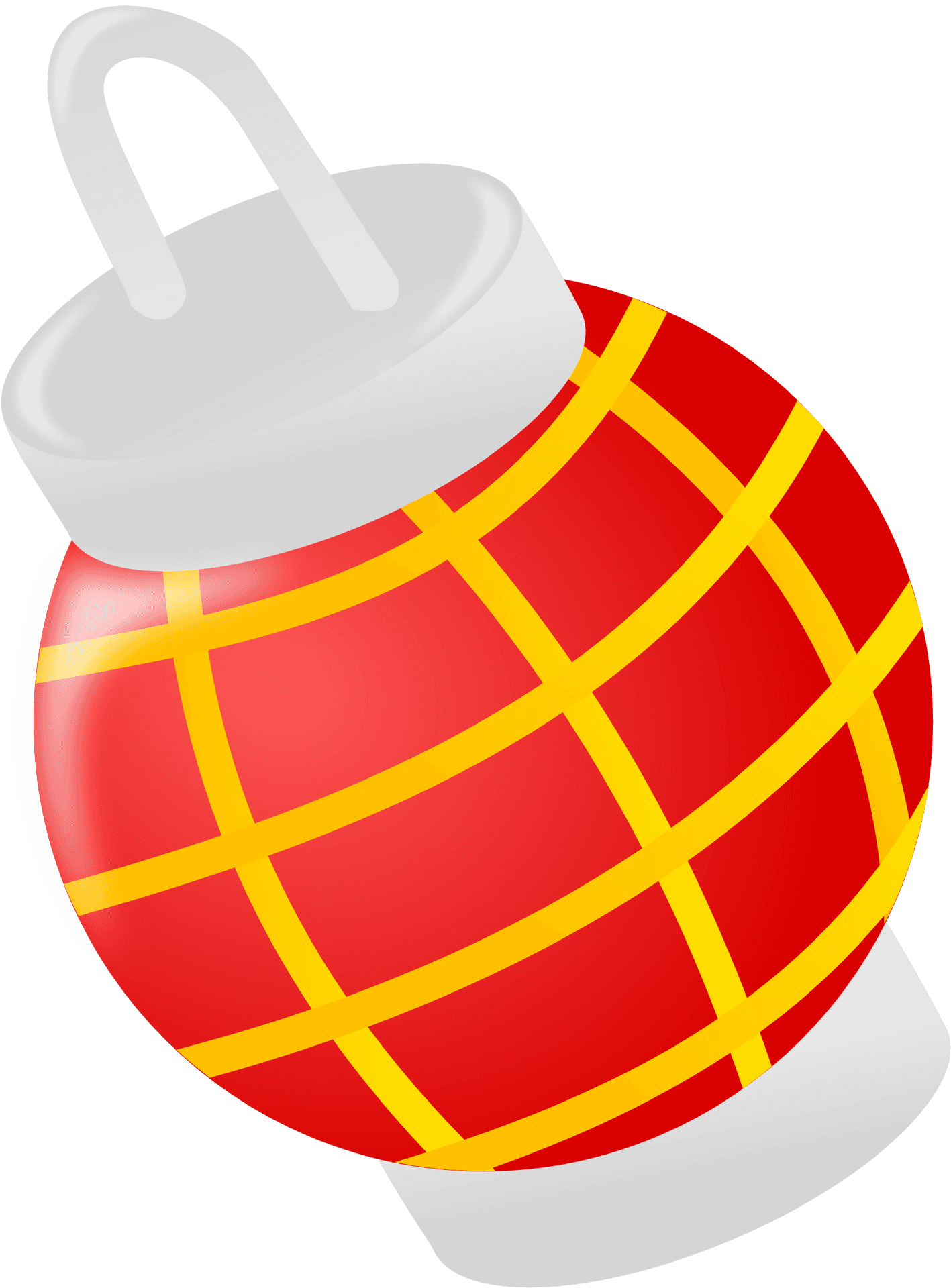 Download Red Plaid Pattern Grenade Illustration