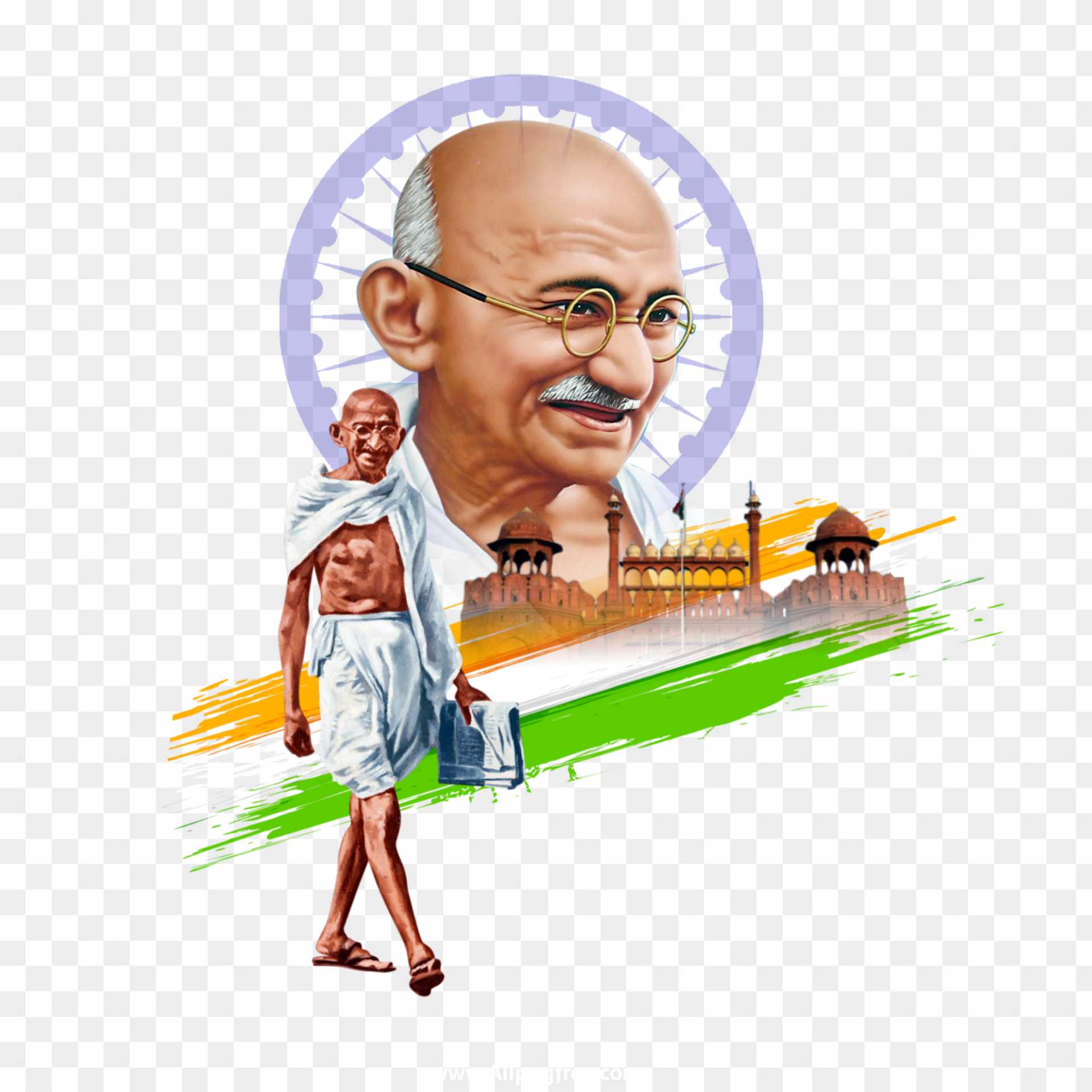 Gandhi ji png images download transparent background PNG cliparts