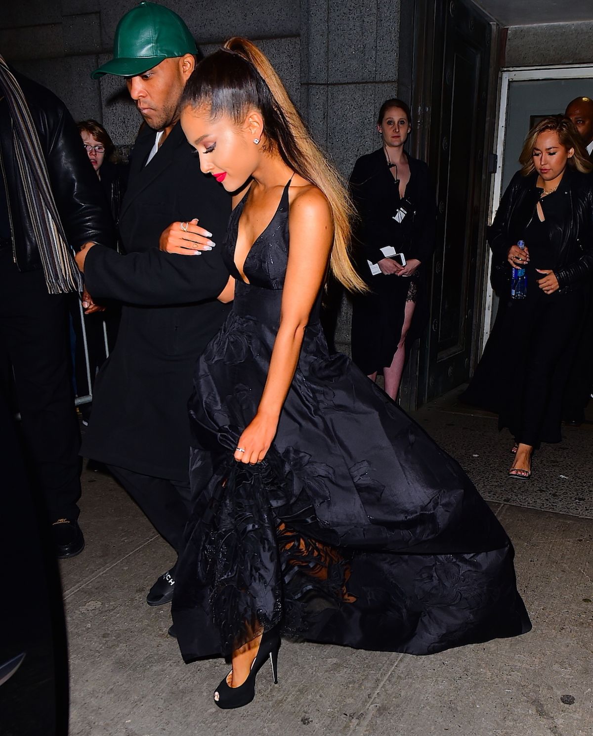 ARIANA GRANDE Leaves Delete Blood Cancer dkms Gala in New York 05/05