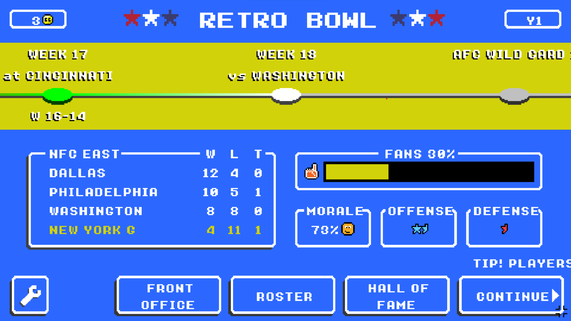 Retro Bowl Unblocked Games 999