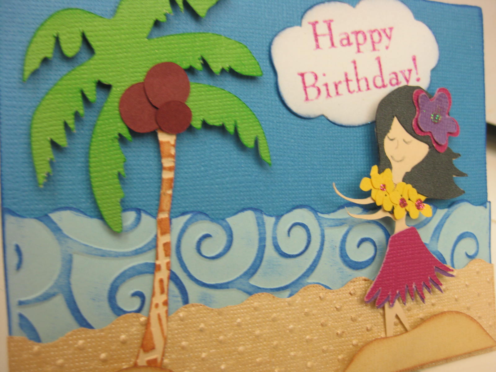 Hawaiian Birthday Cards