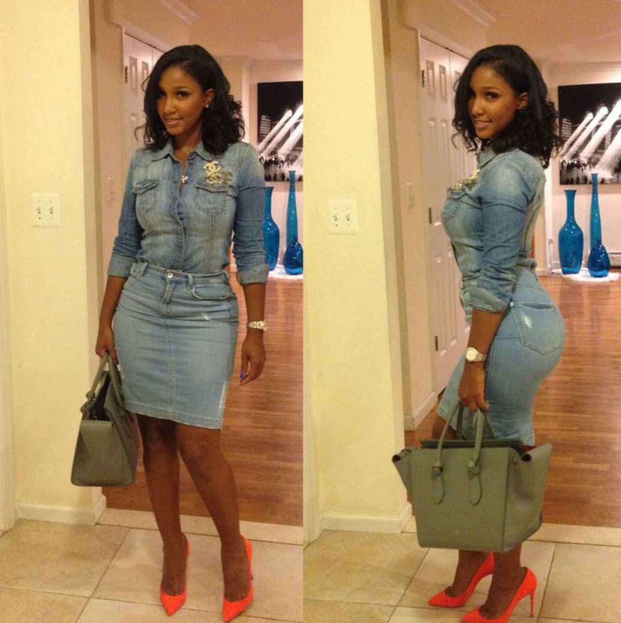 All Bernice Burgos Fashion, Denim fashion, Insta fashion