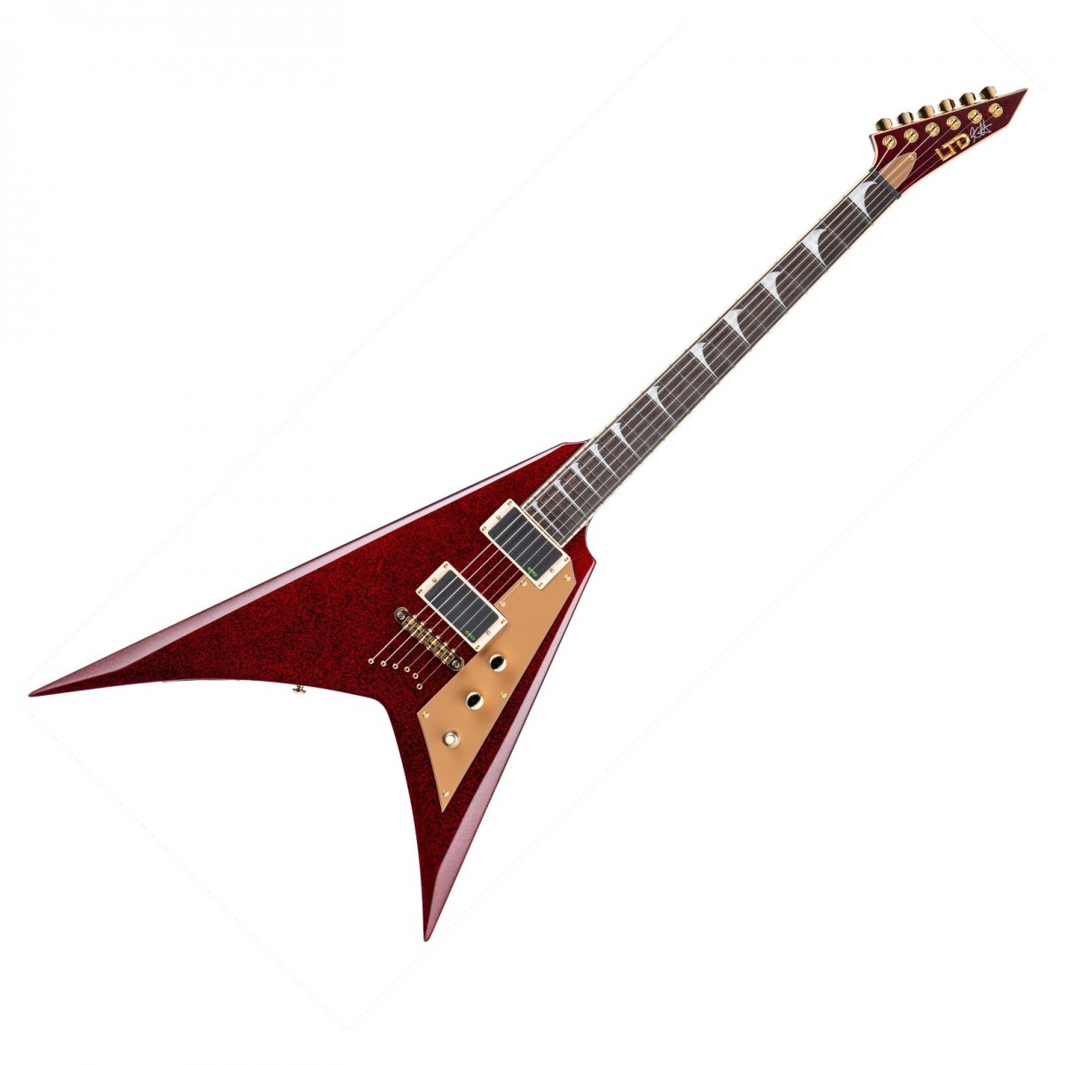 ESP LTD Kirk Hammett Signature V, Red Sparkle at Gear4music