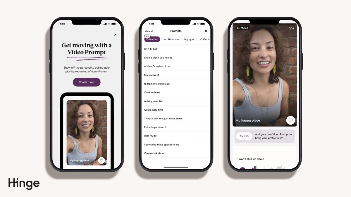 Hinge's New Video Prompt Feature Makes The Dating App More Engaging