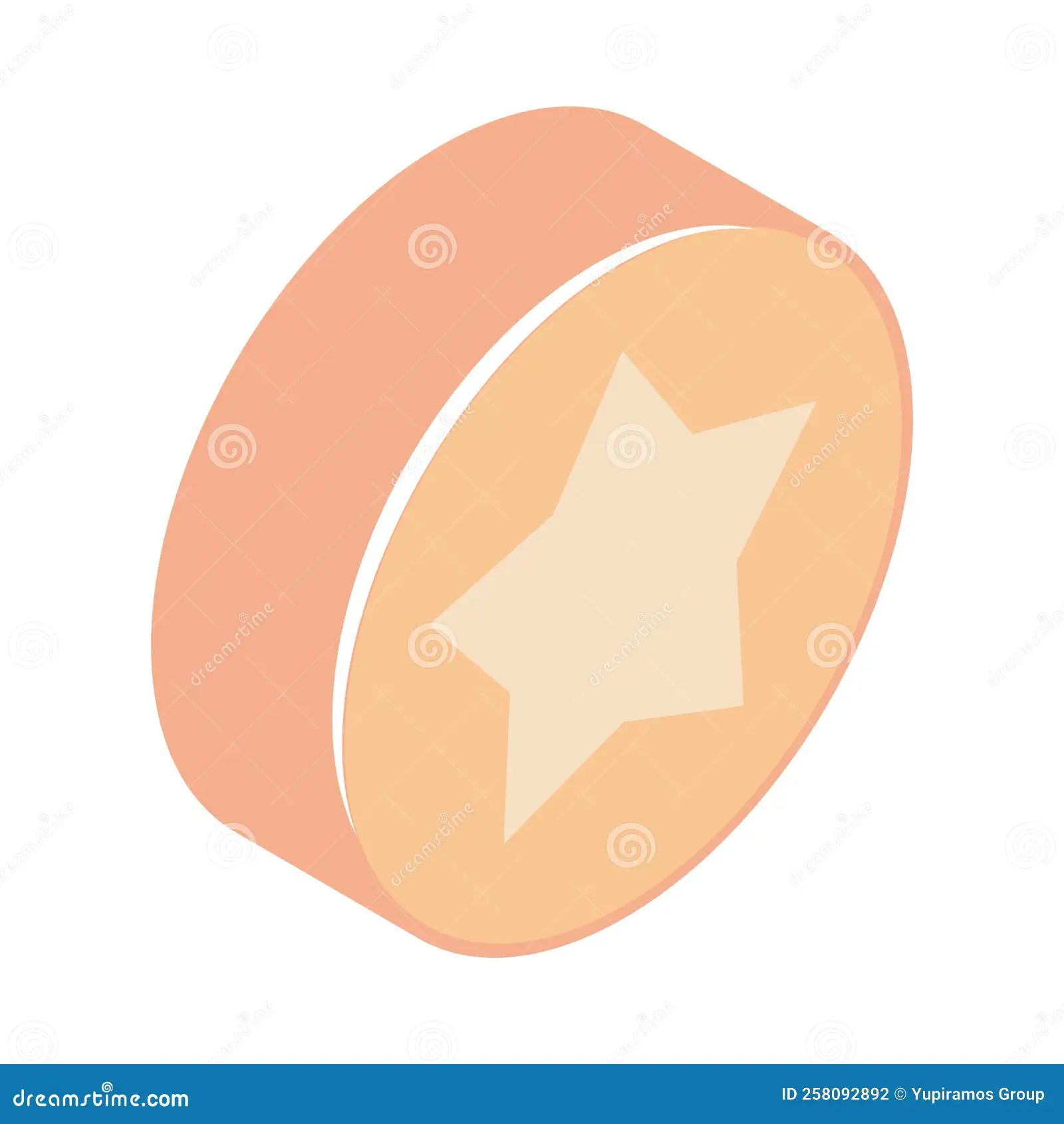 Isometric Social Media Star Stock Vector Illustration of perspective