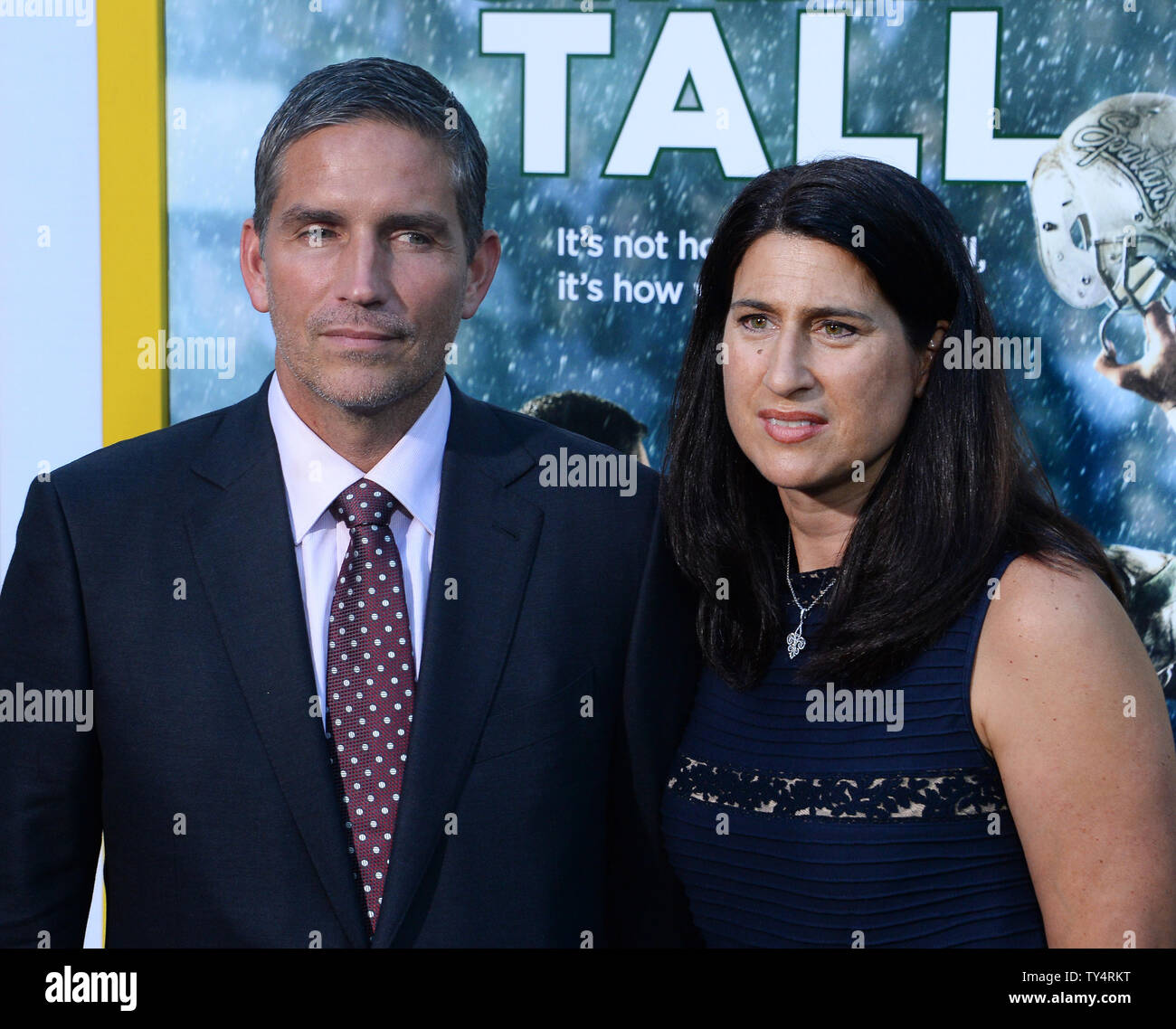 Jim caviezel and kerri browitt caviezel hires stock photography and