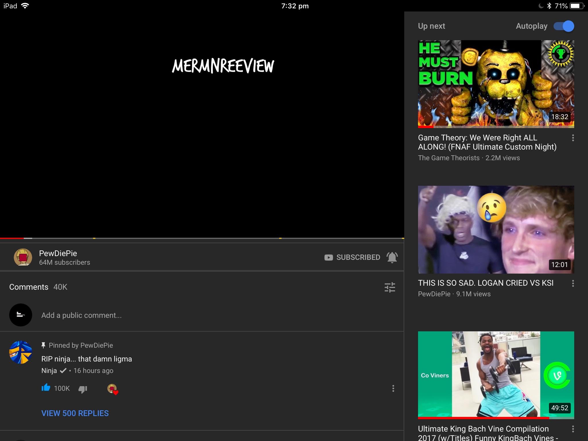 Ninja now has the most liked YouTube comment that is still there. r