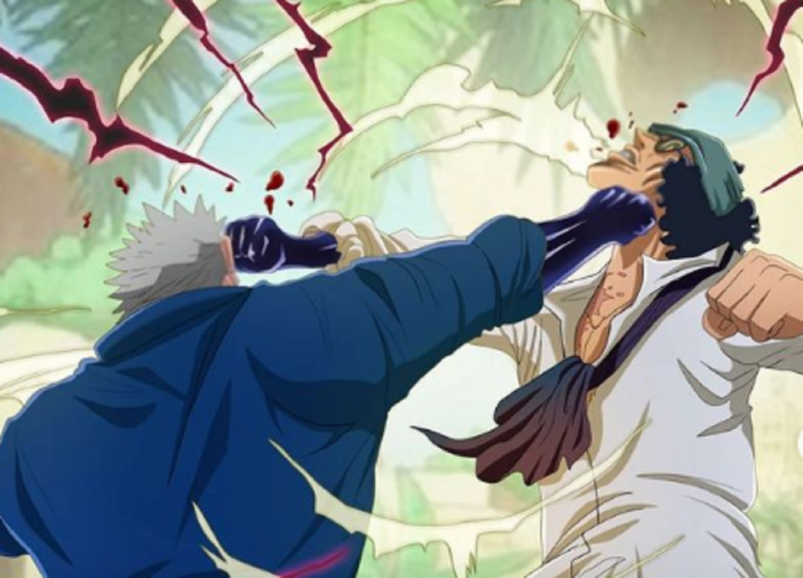 One Piece 1088 Garp's Tragic Fate in Battle with Blackbeard's Pirates