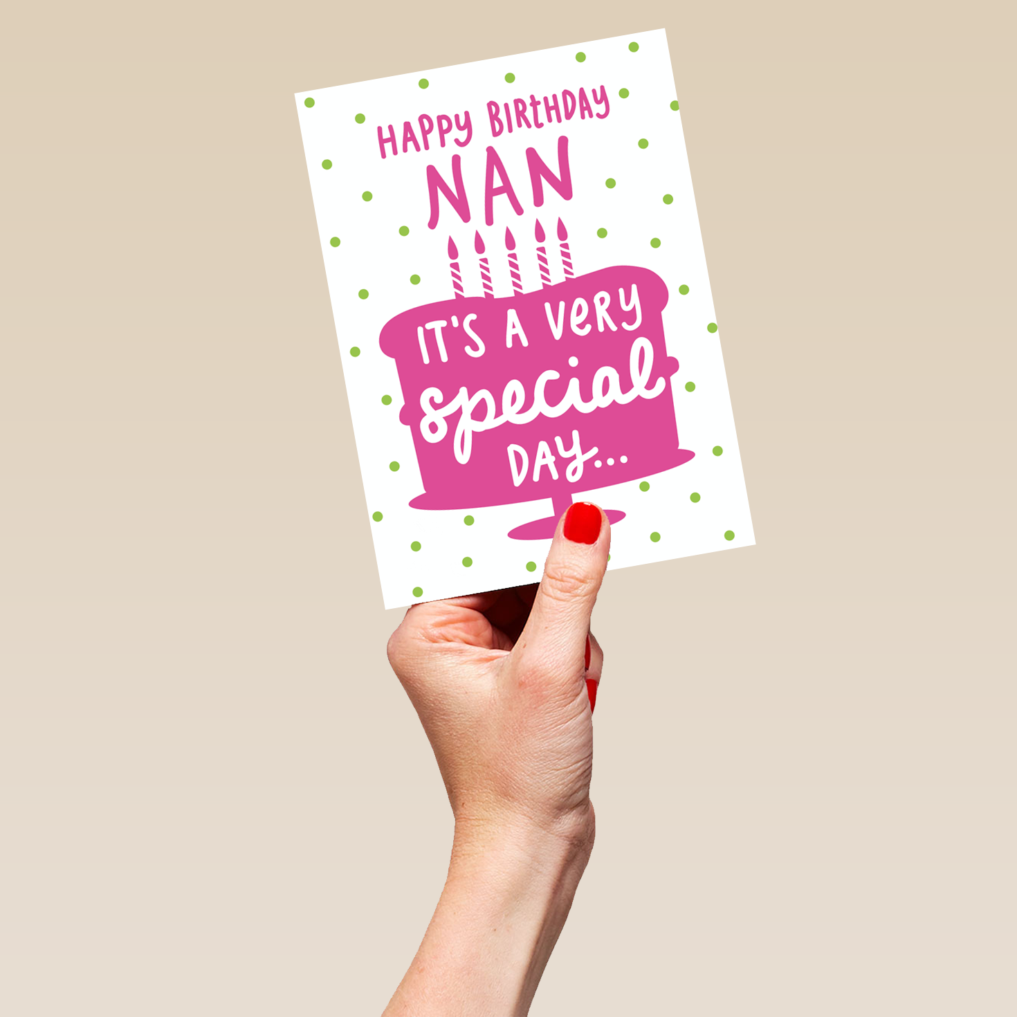 Personalised Very Special Day Happy Birthday Card For Nan Hallmark