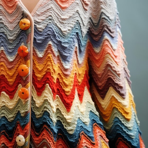 Premium Photo Unraveling Beauty Exploring the Vibrant World of Missoni